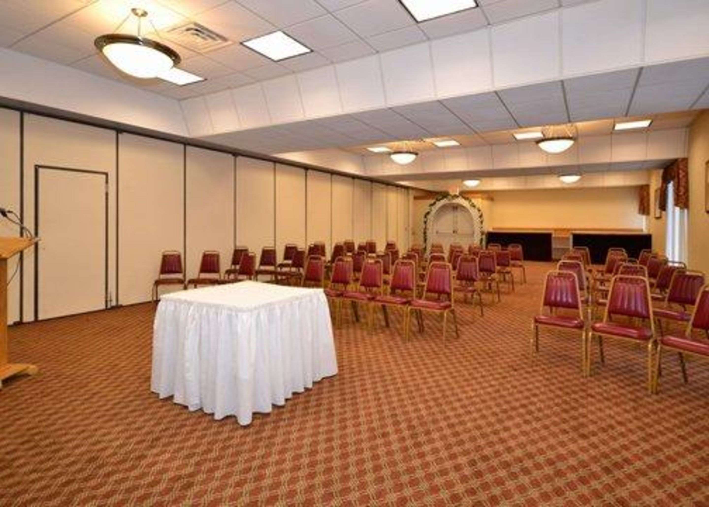 Meeting room with theater-style setup