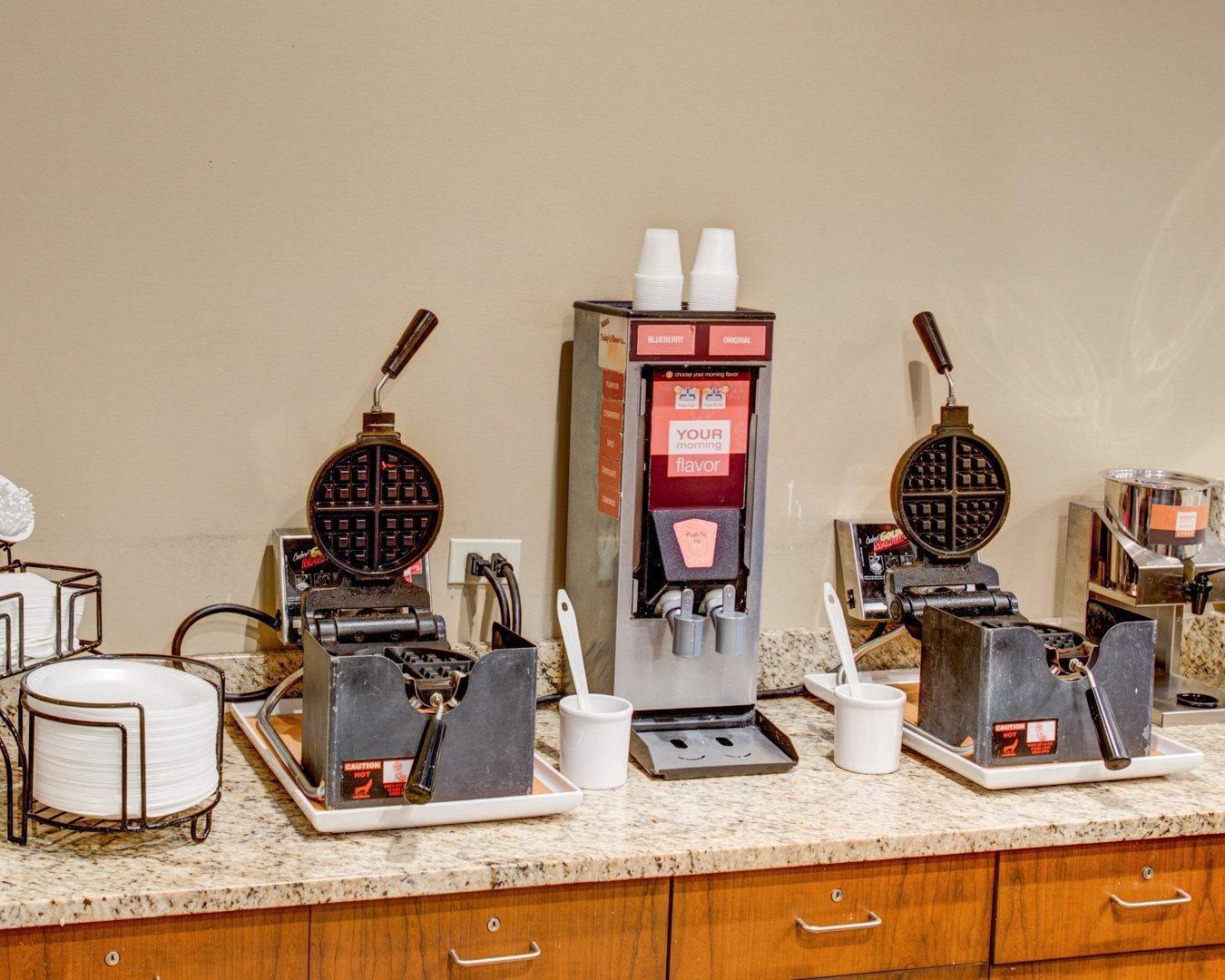 Free breakfast with waffles | Comfort Inn Conference Center