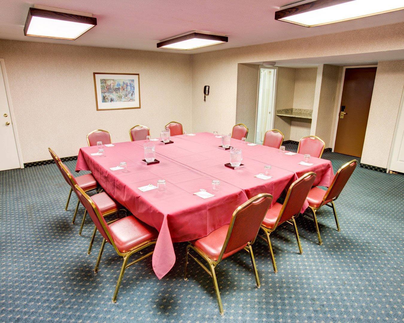 Meeting room with theater-style setup | Comfort Inn Conference Center