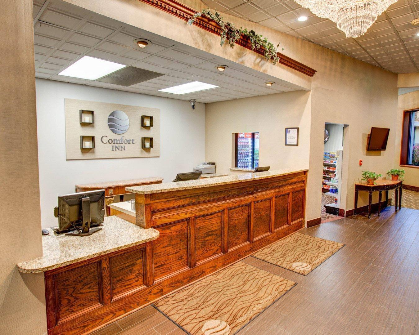 Front desk | Comfort Inn Conference Center