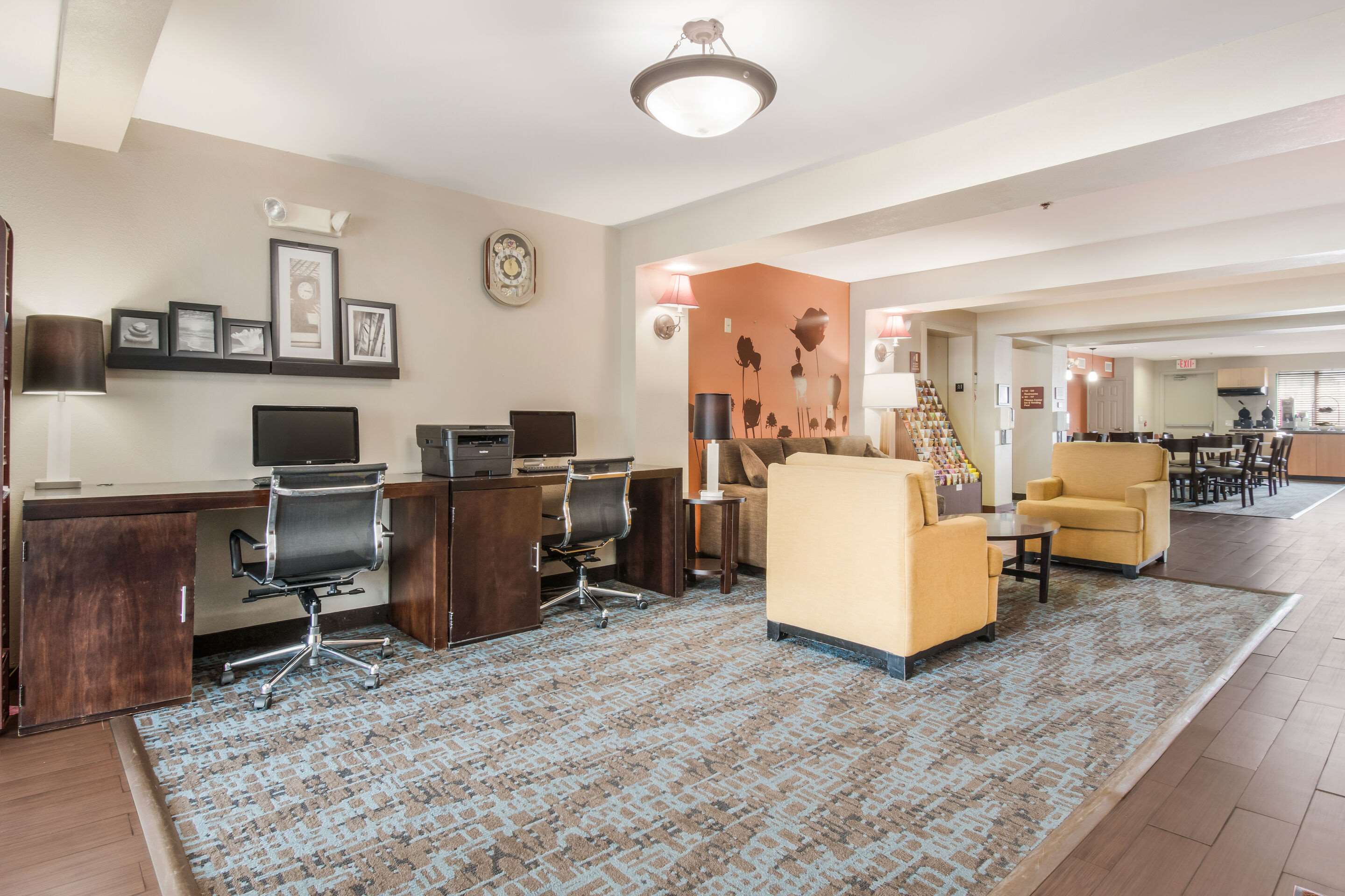 Spacious lobby with sitting area | Sleep Inn & Suites