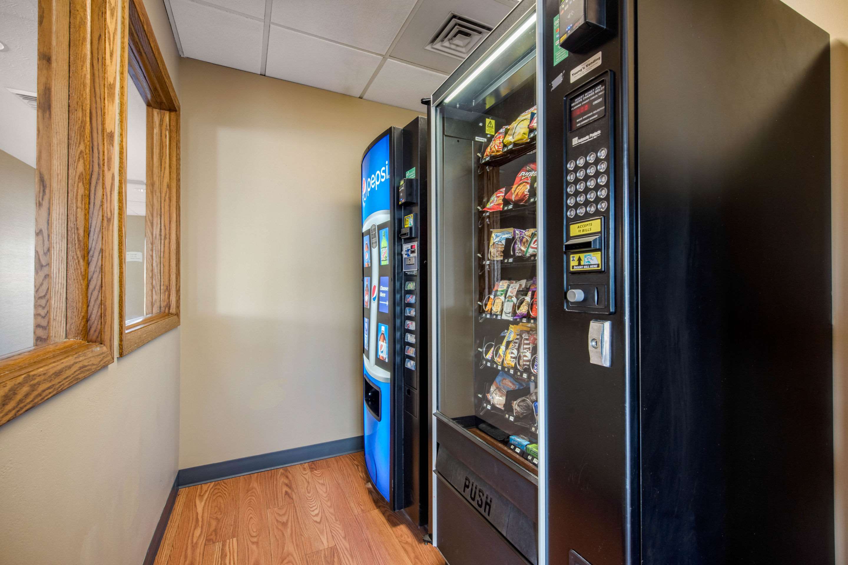 Hotel vending area