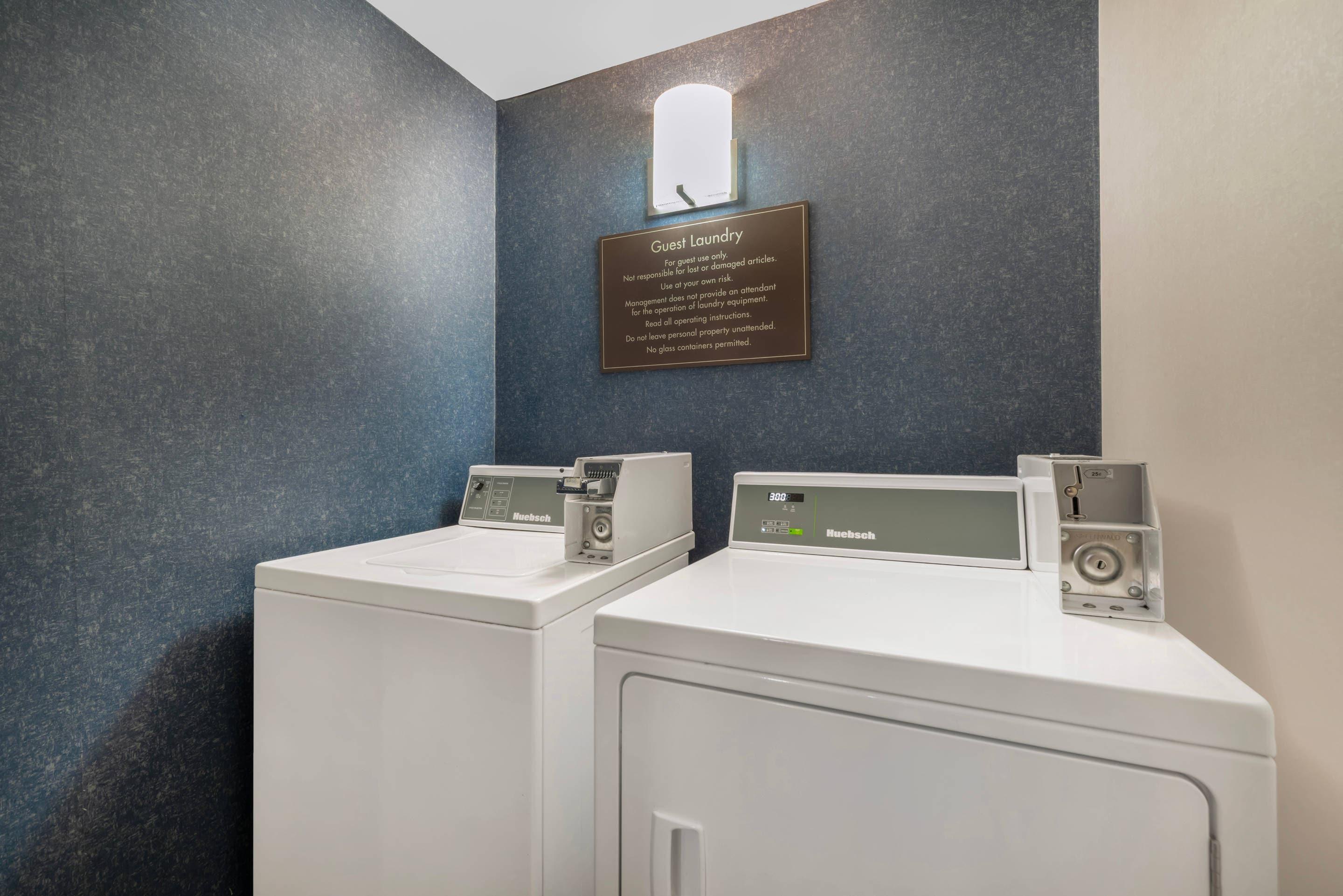 Guest laundry facilities