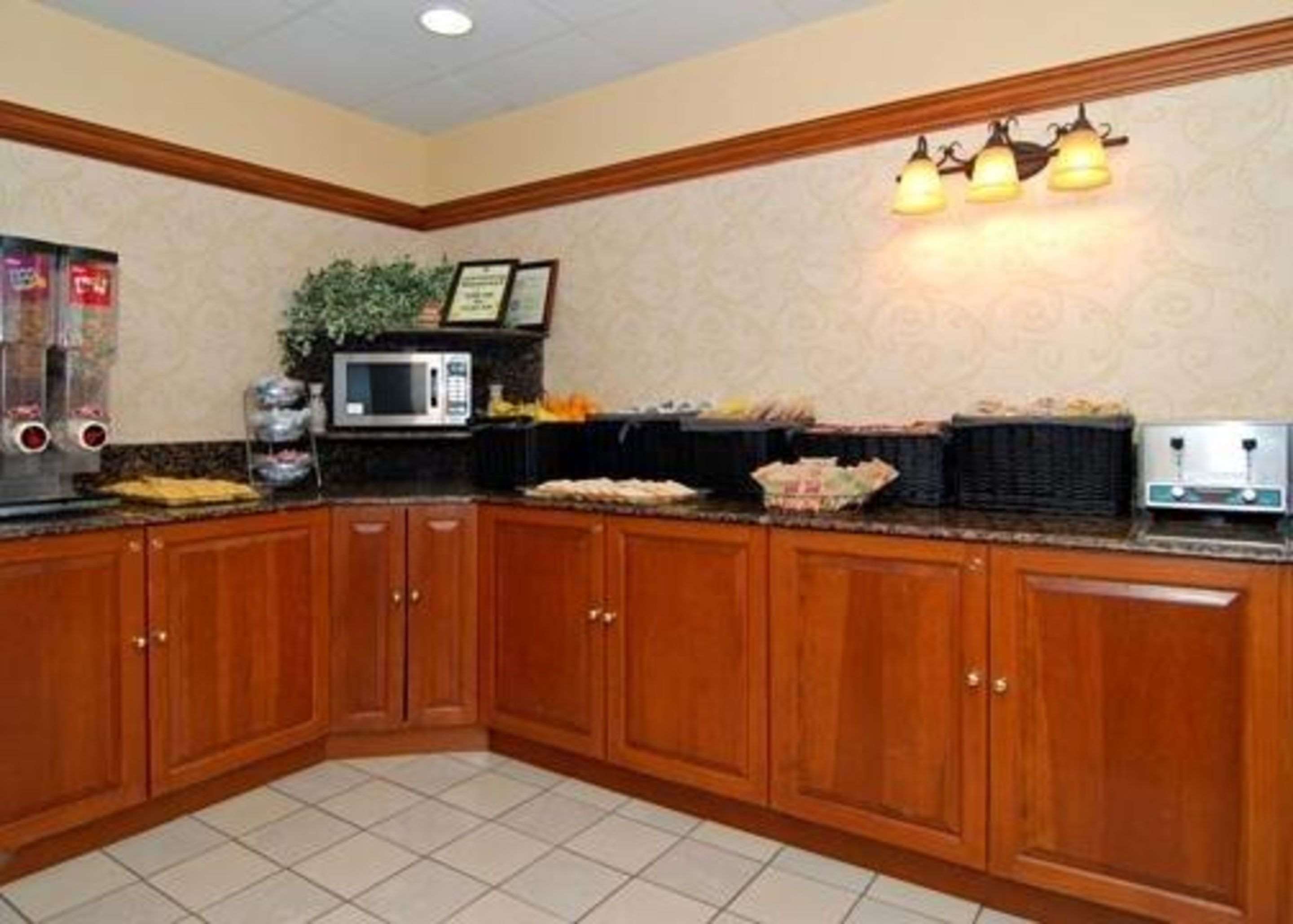 Free breakfast buffet