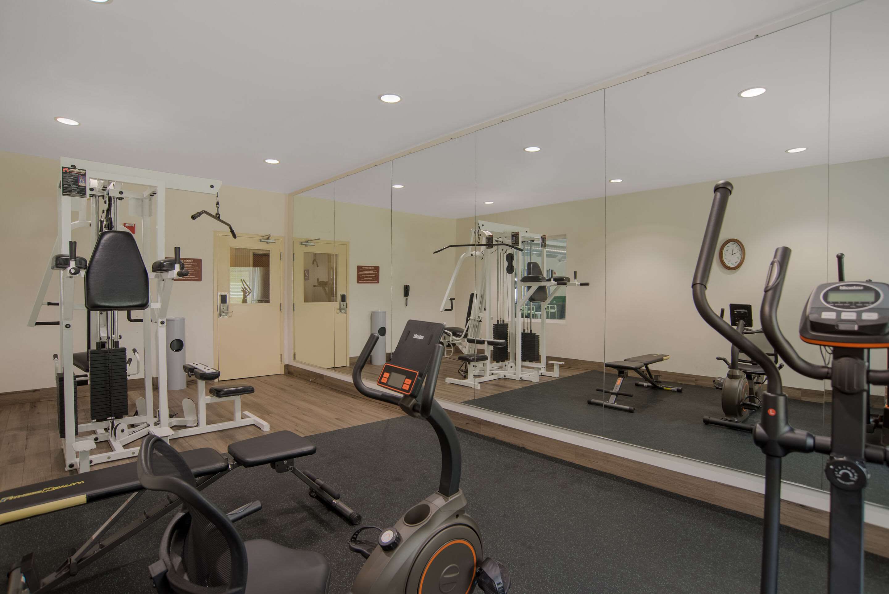 Exercise room with cardio equipment | Quality Inn & Suites Chambersburg