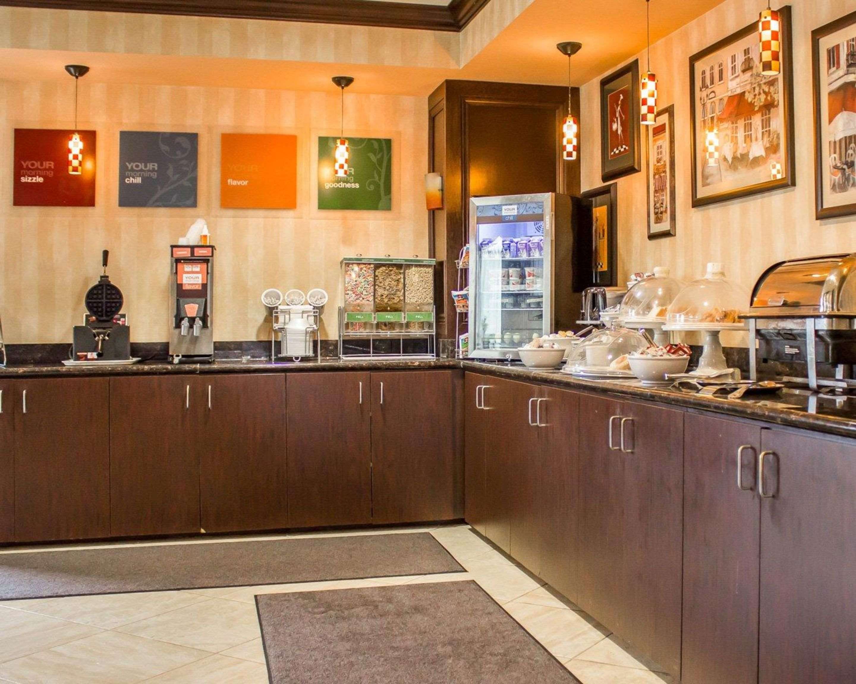 Free breakfast buffet