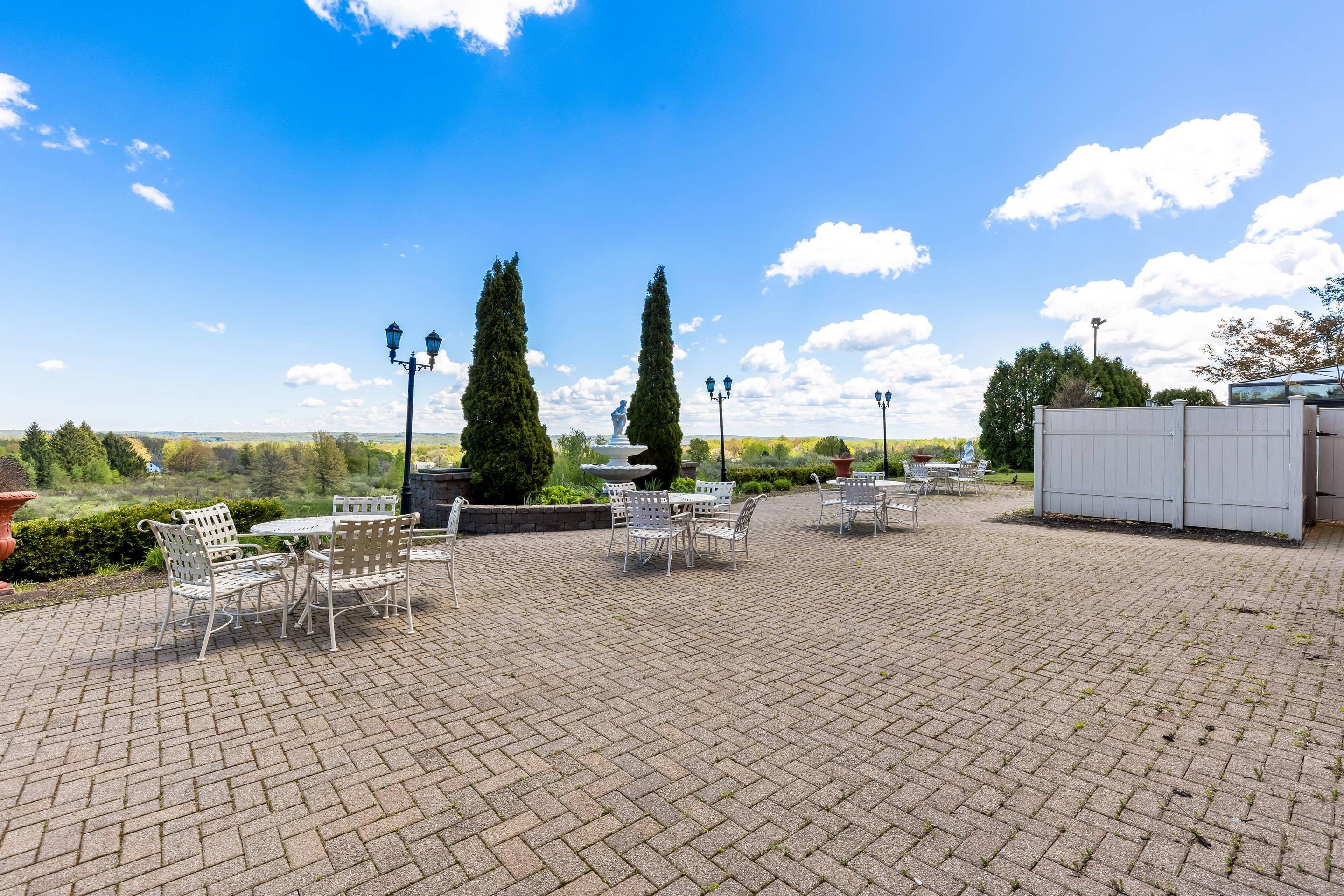 Hotel patio