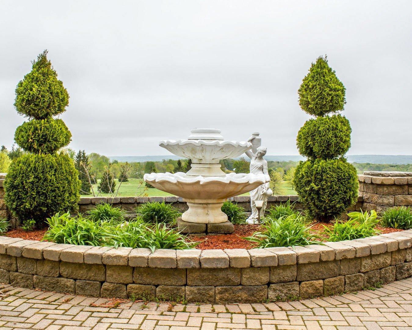 Enjoy the courtyard area