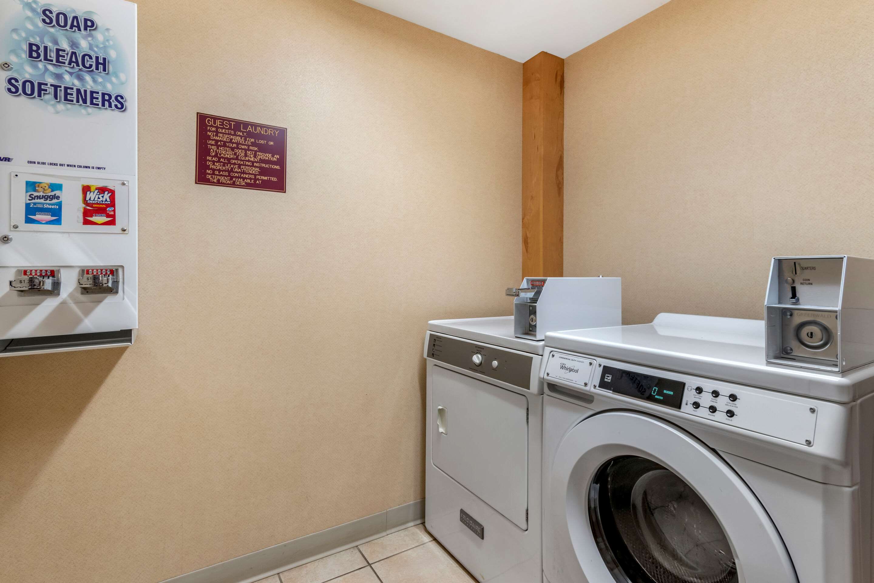 Guest laundry facilities
