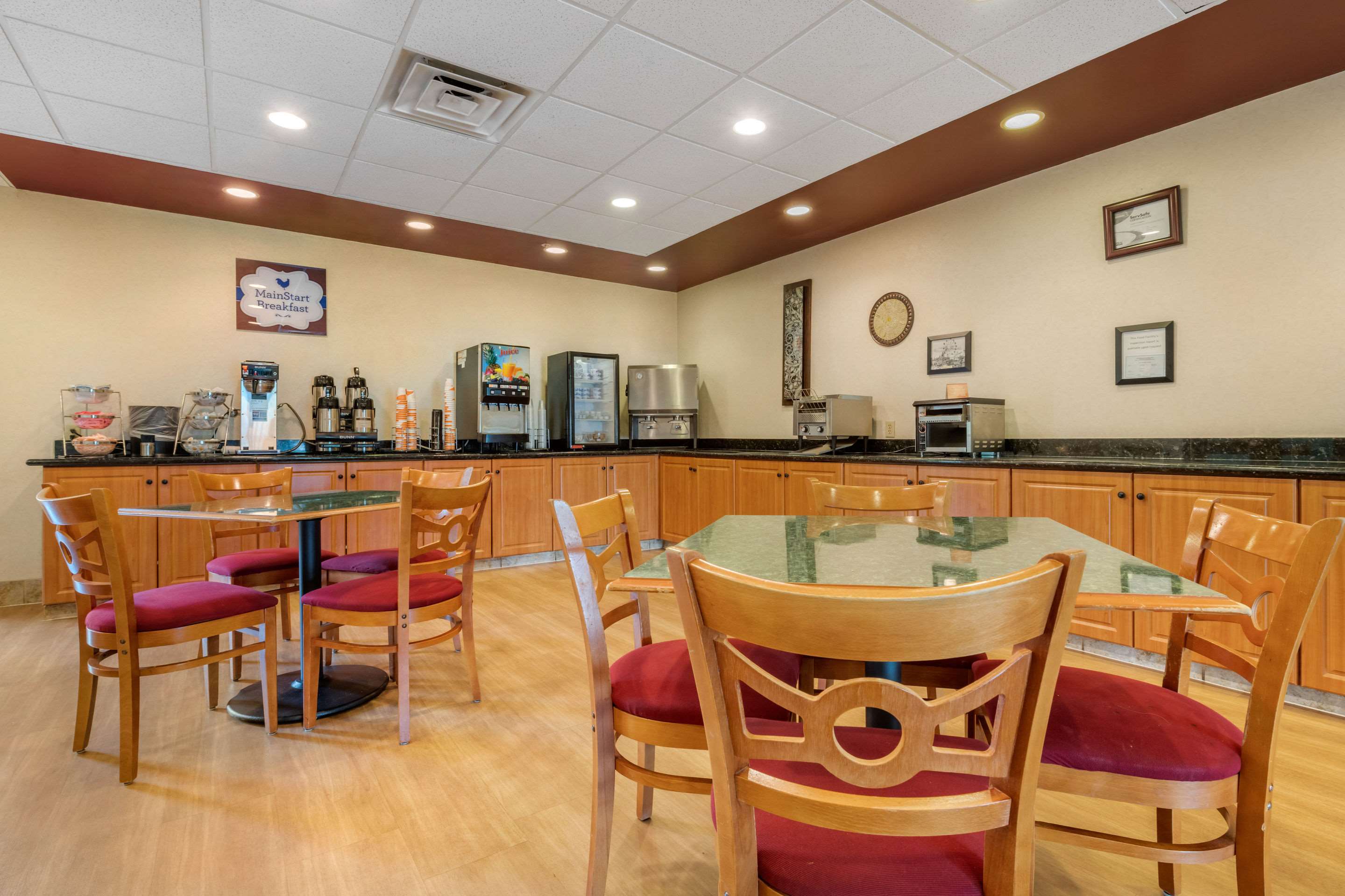 Breakfast area