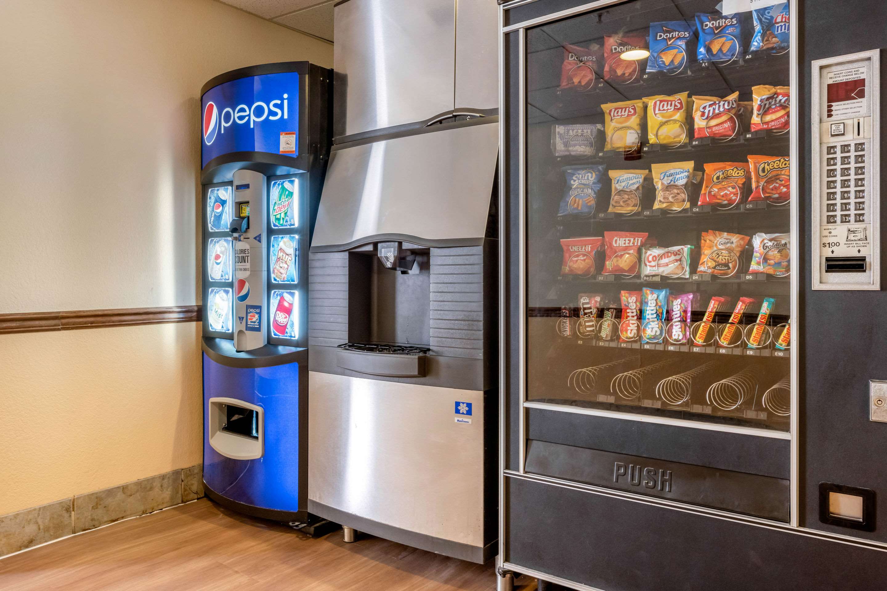 Hotel vending area
