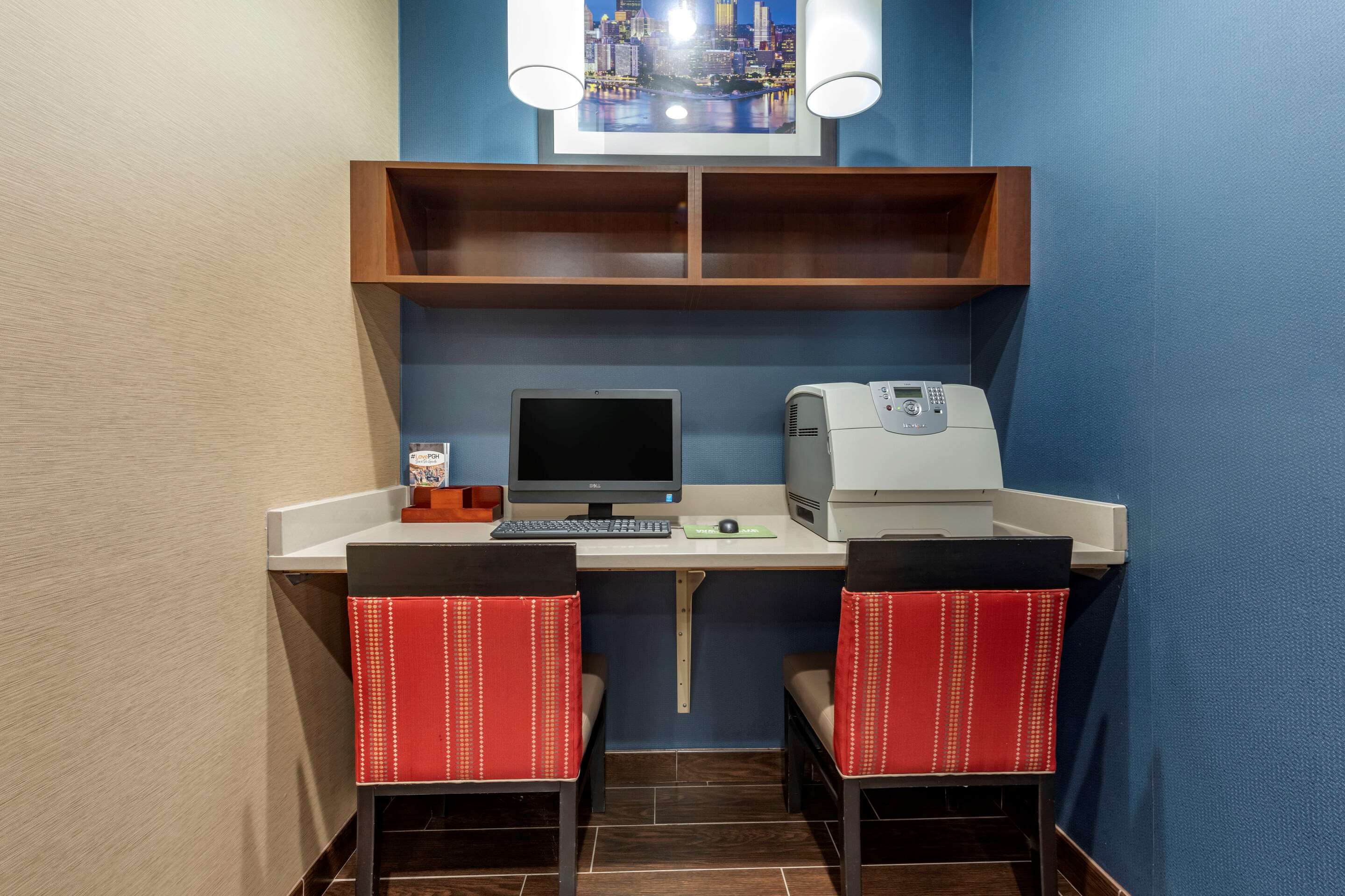 Computer in the lobby