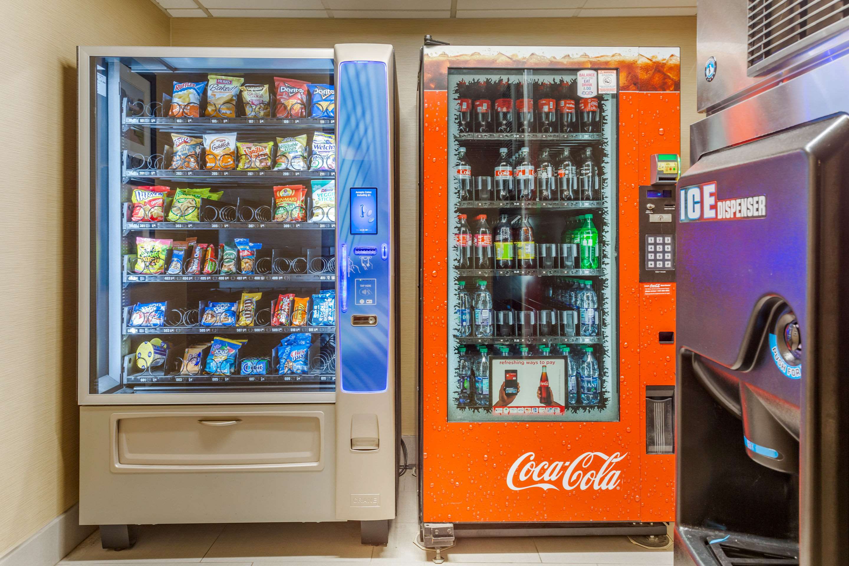 Hotel vending area