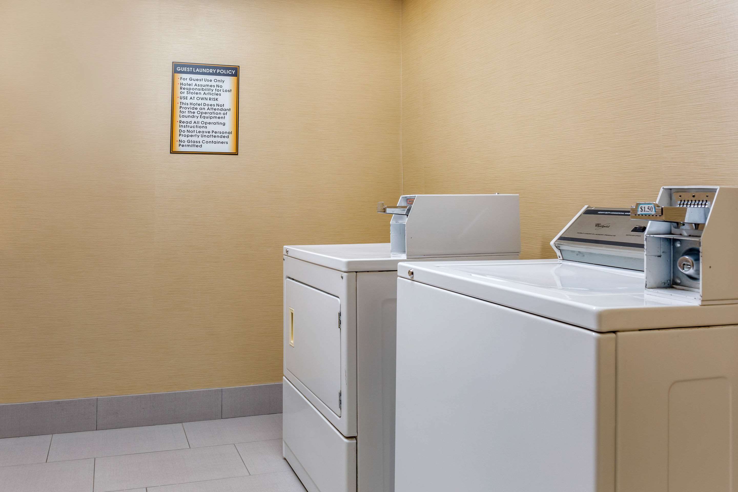 Guest laundry facilities