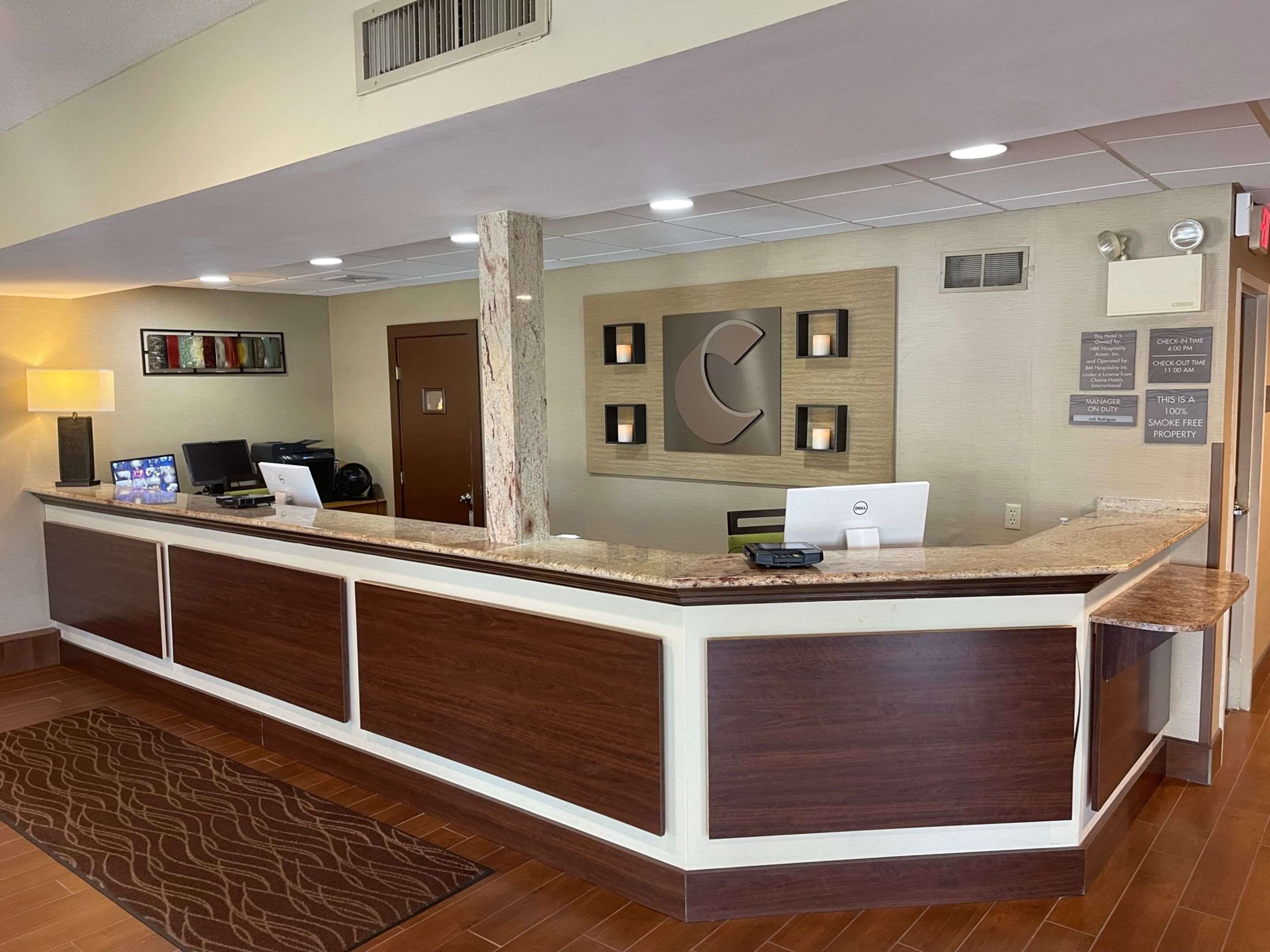 Front desk
