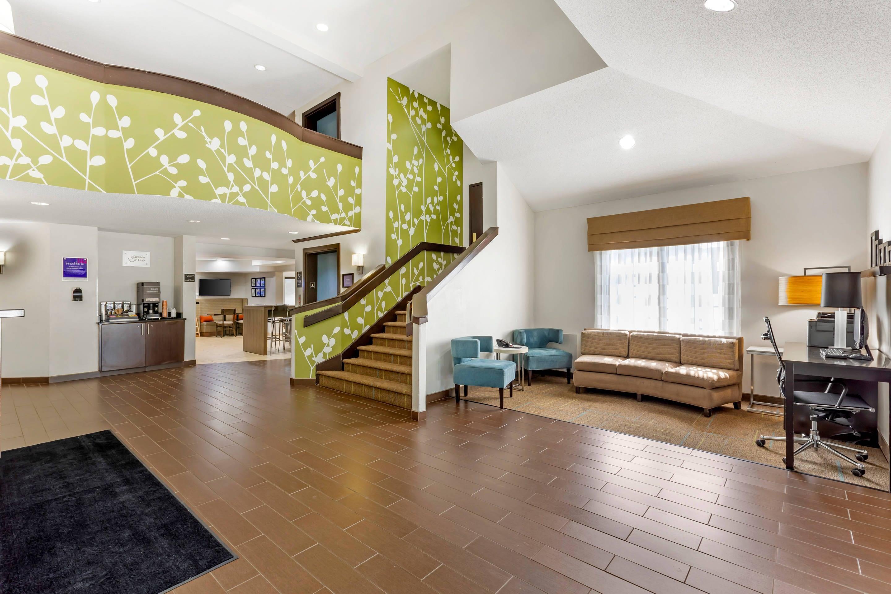 Spacious lobby | Sleep Inn at Greenville Convention Center
