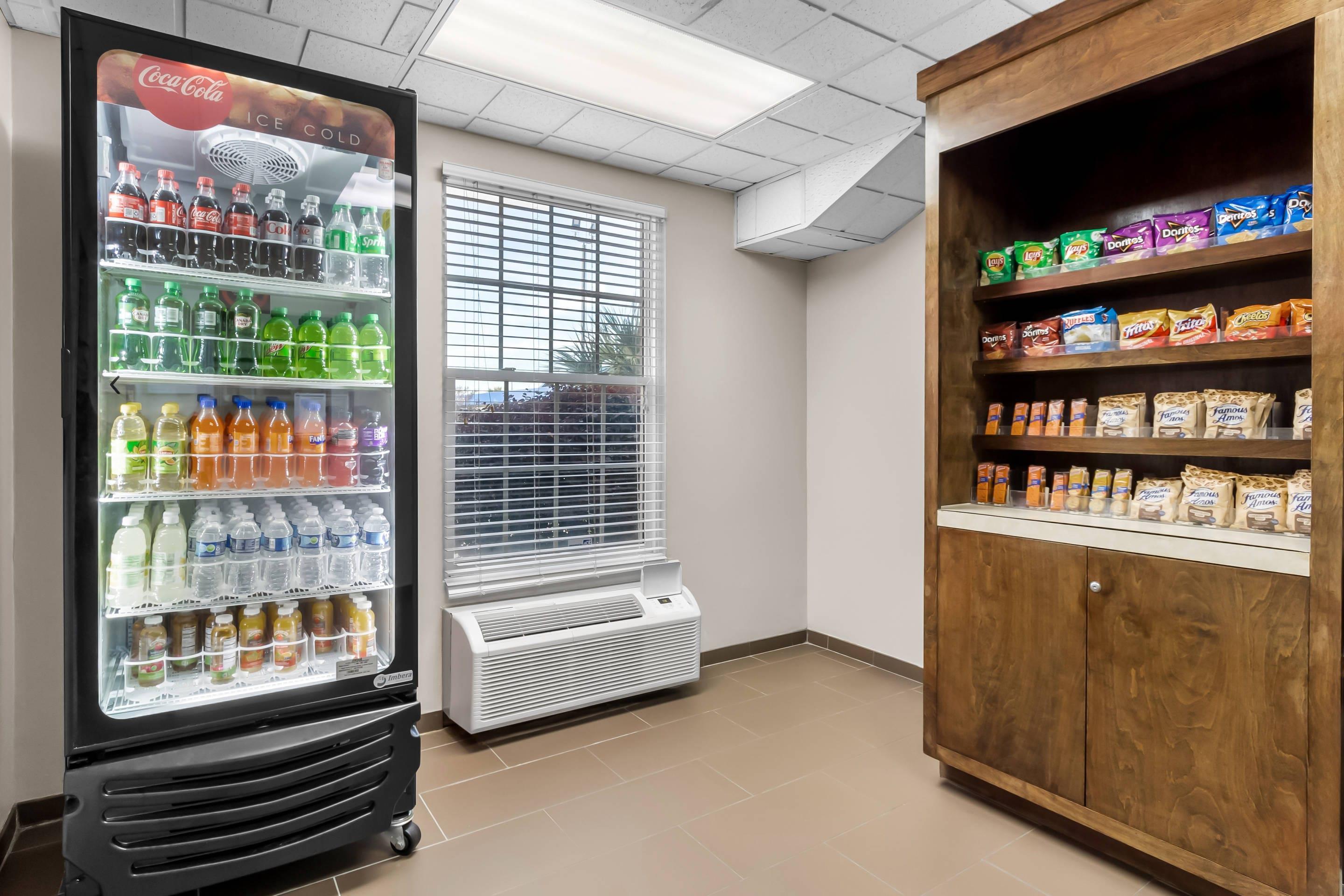 Hotel vending area
