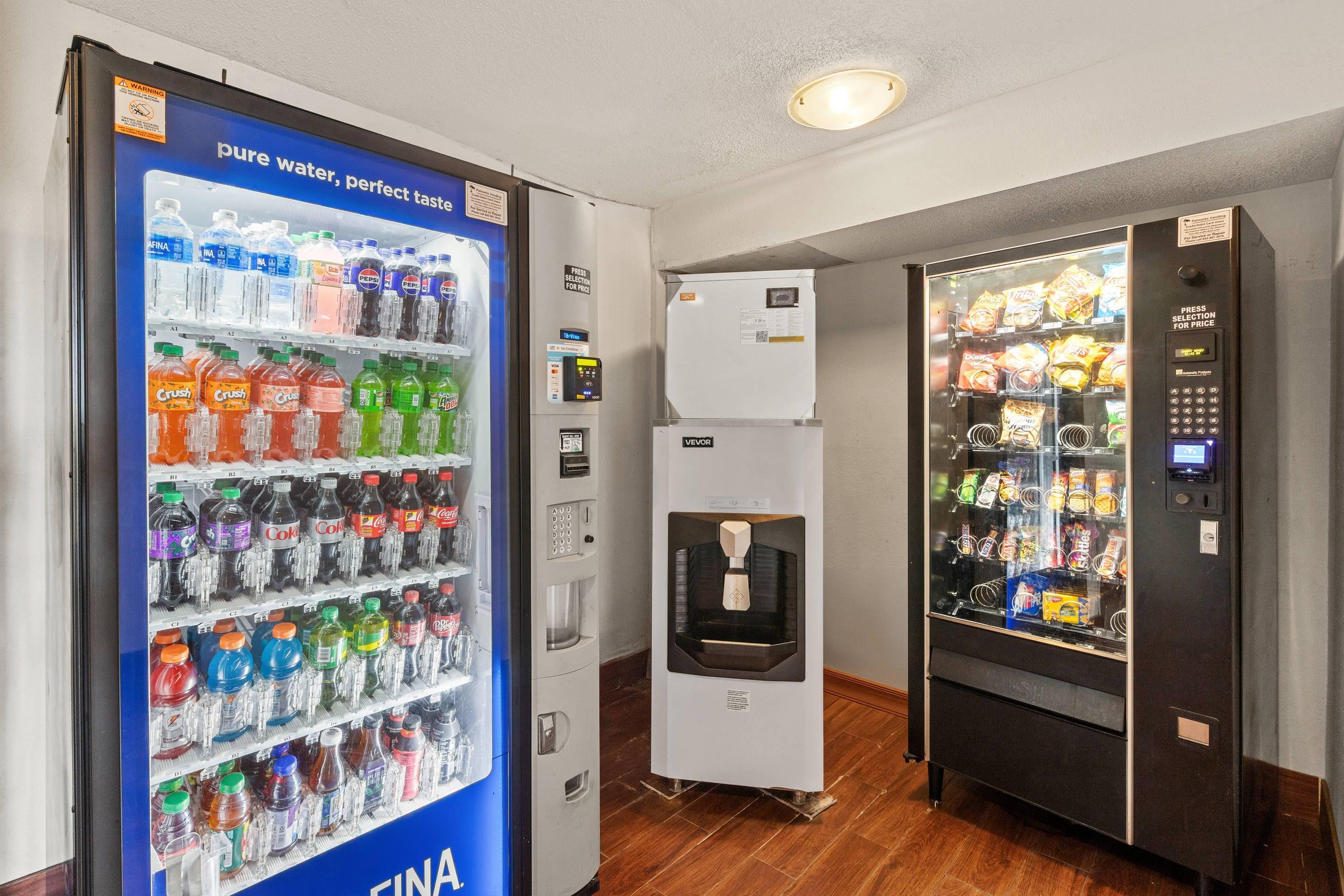 Hotel vending area