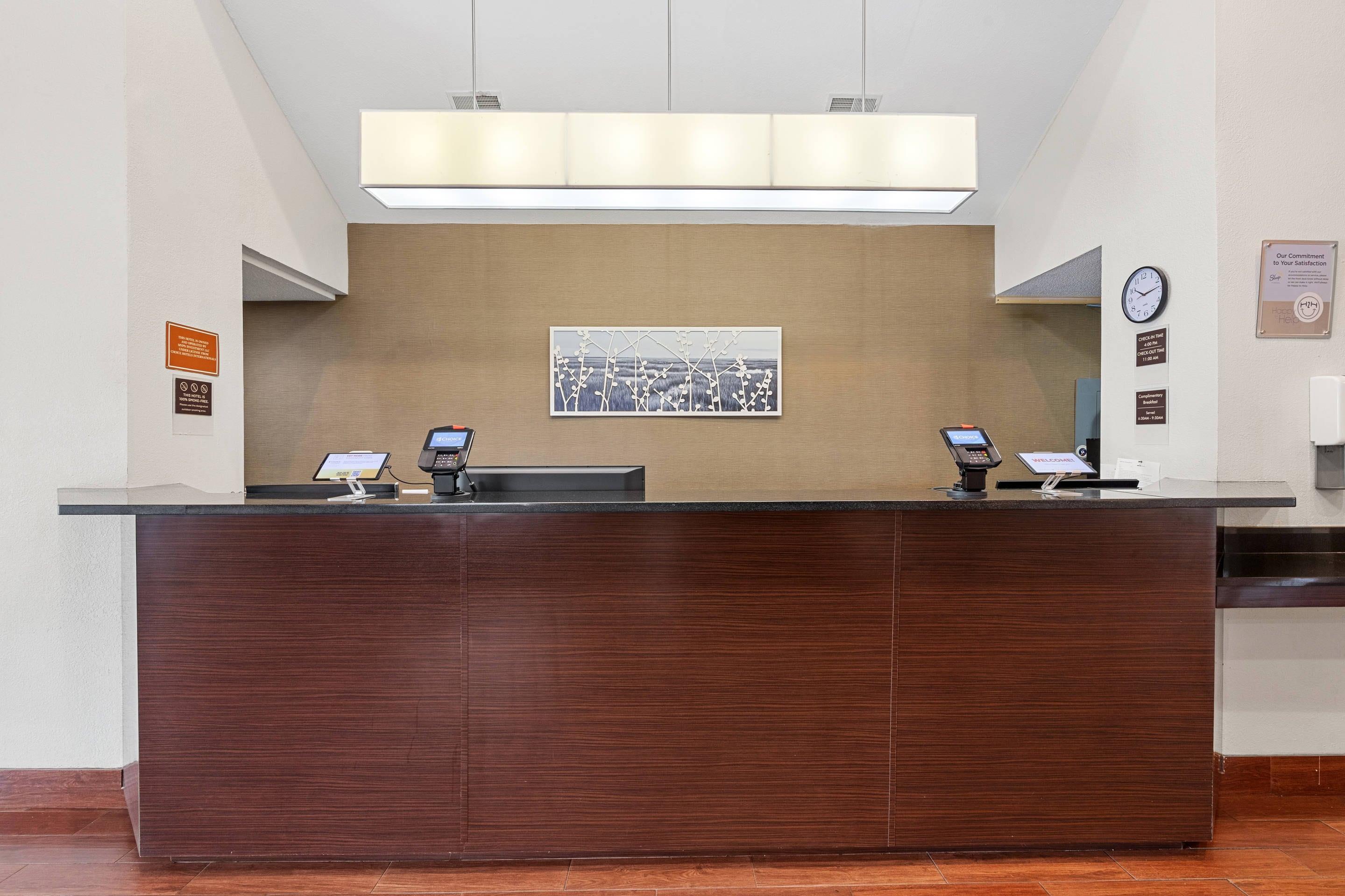 Front desk