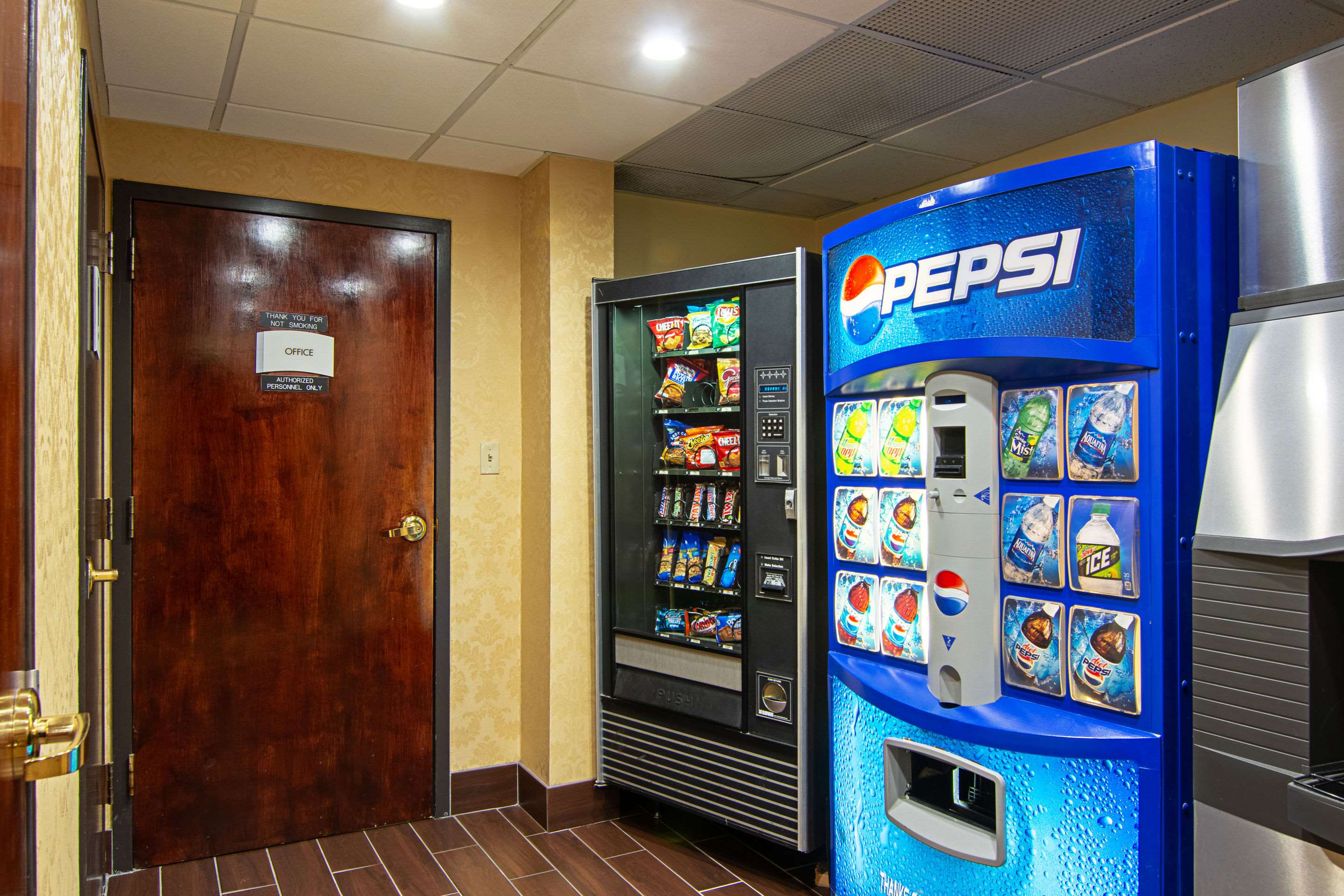 Hotel vending area
