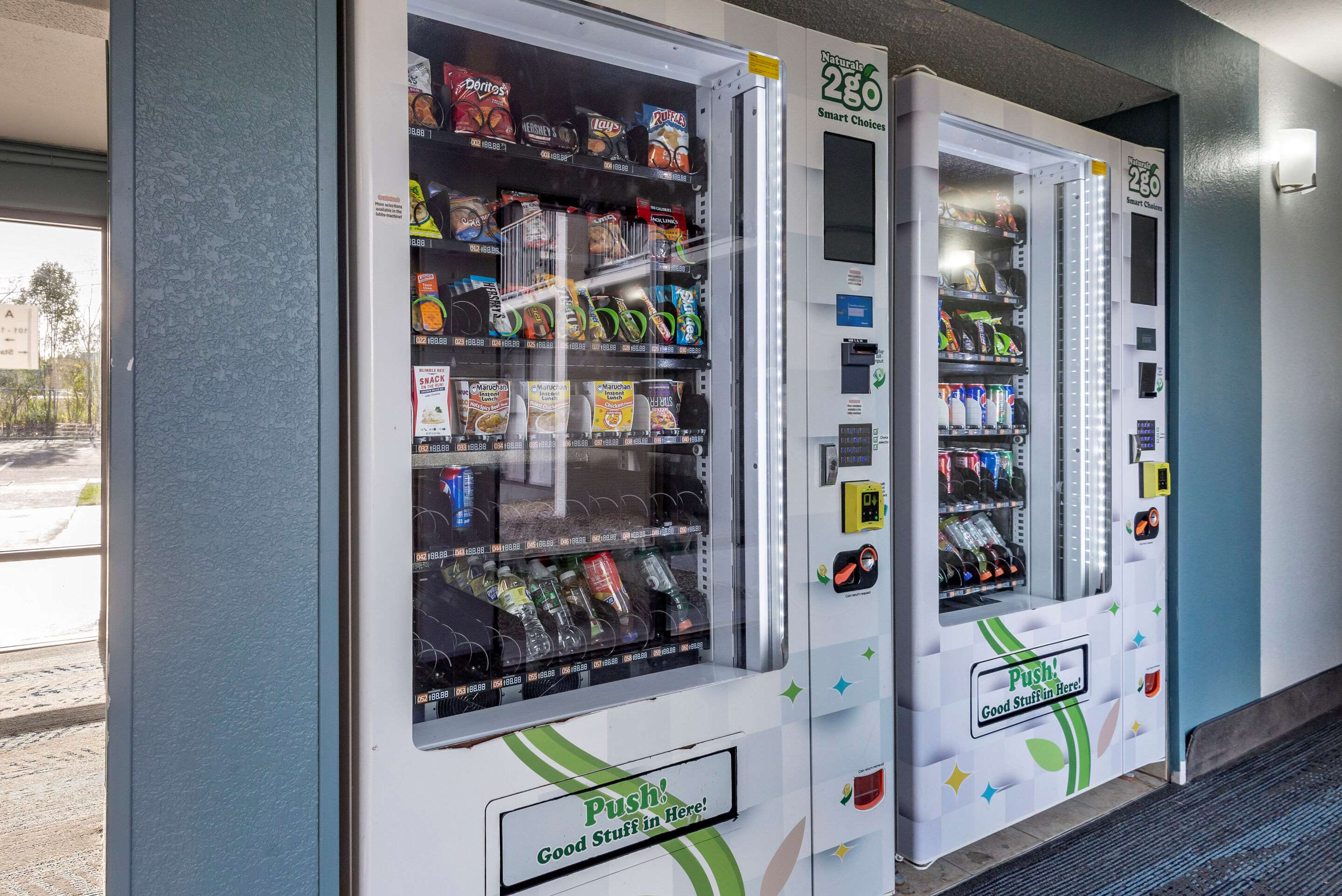 Hotel vending area