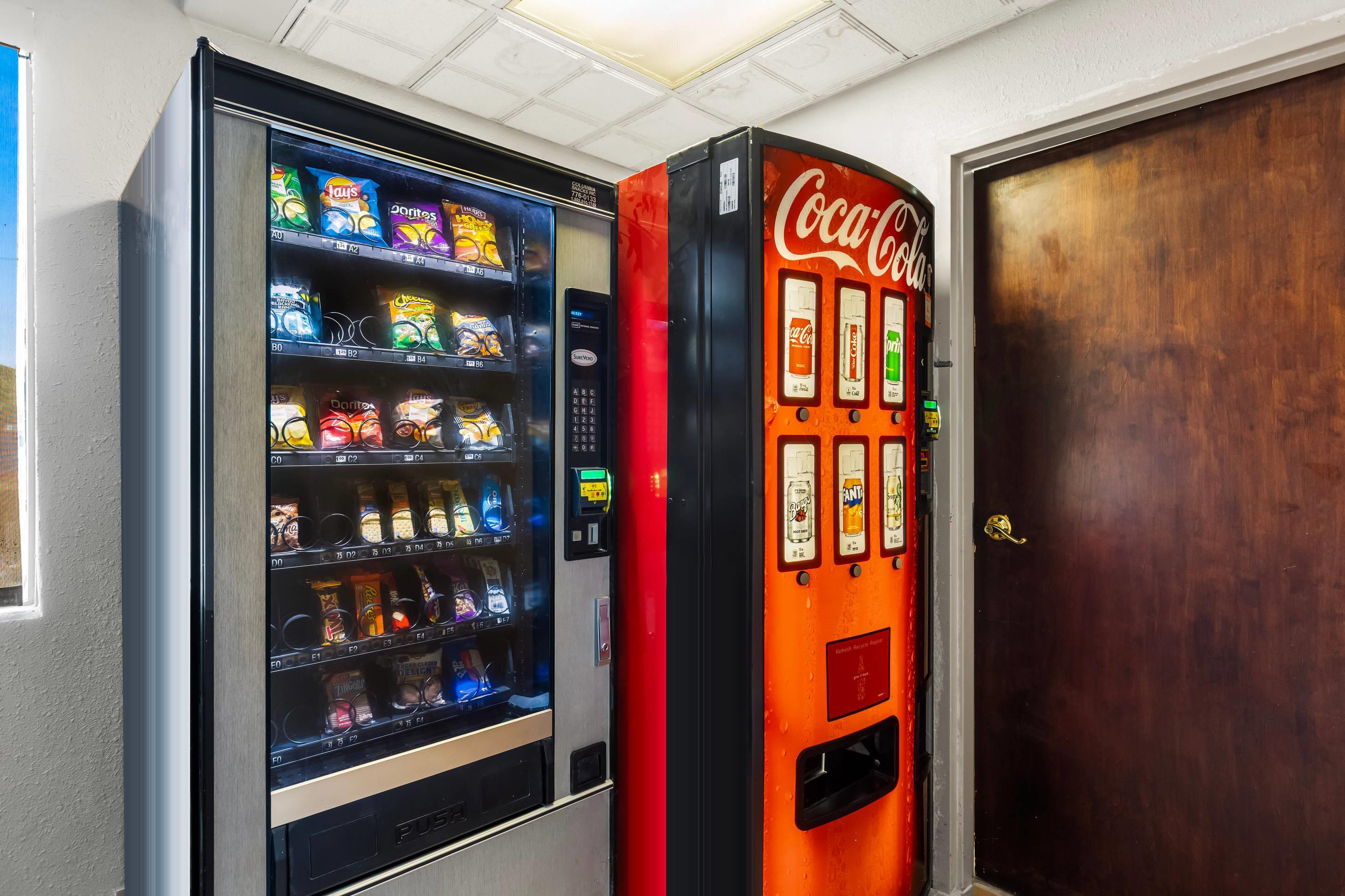 Hotel vending area