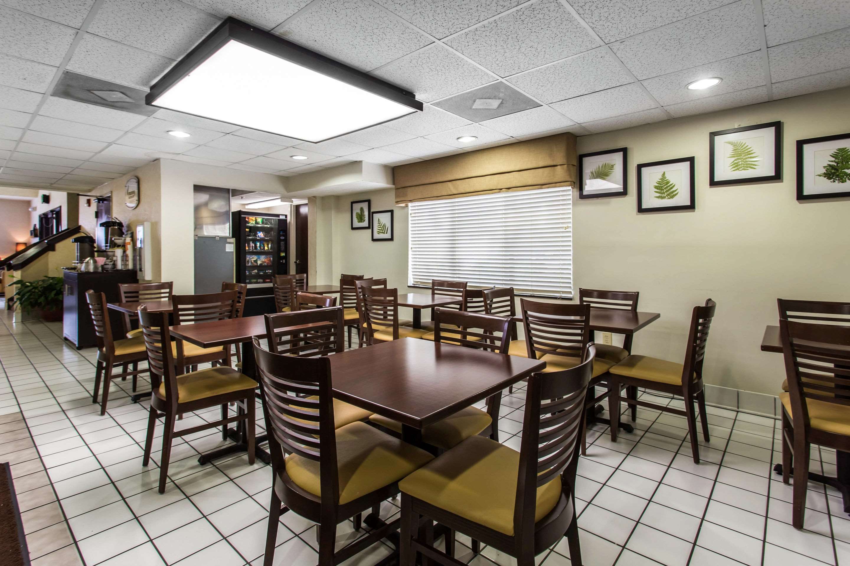 Enjoy breakfast in this seating area