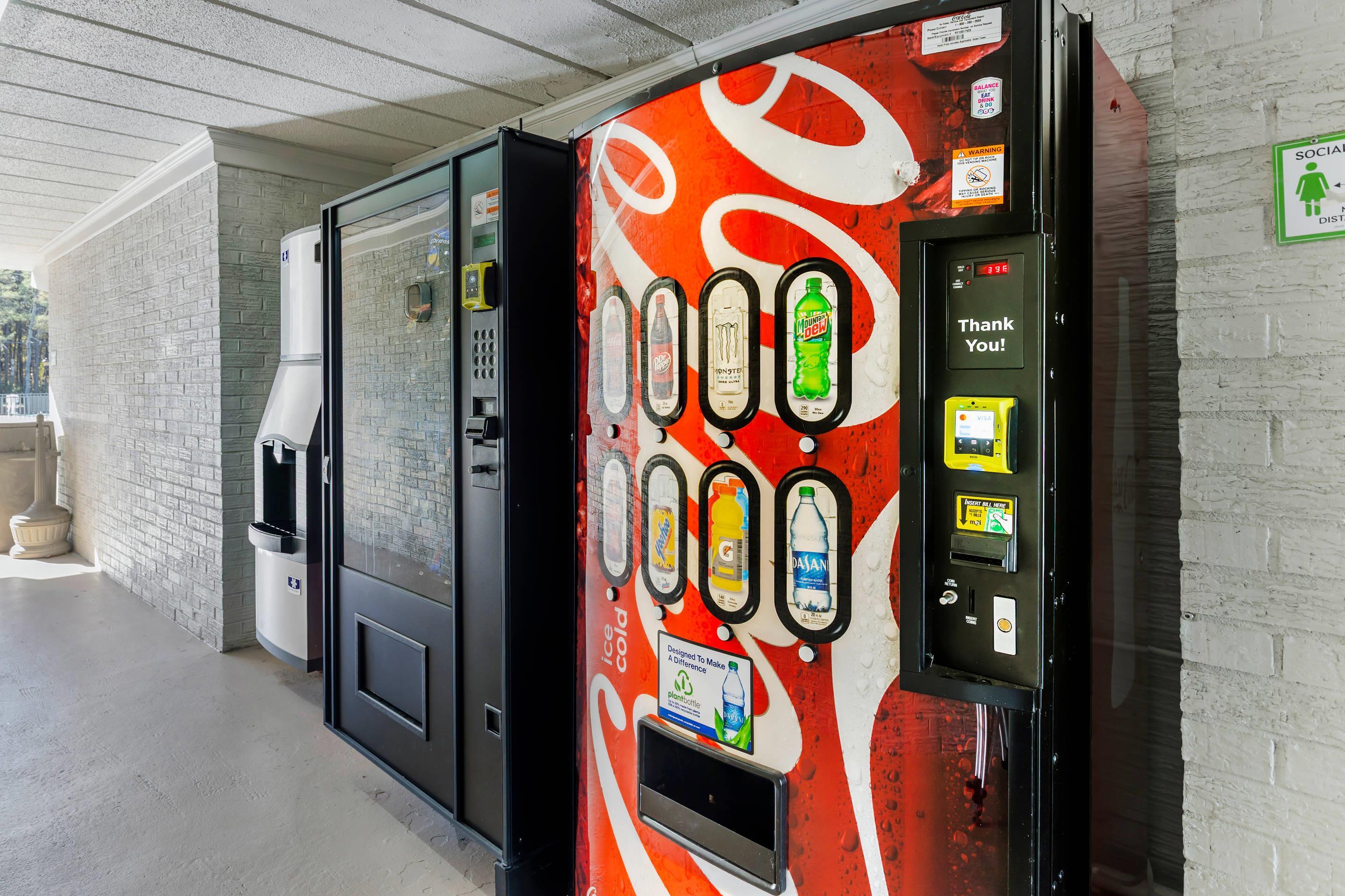 Hotel vending area