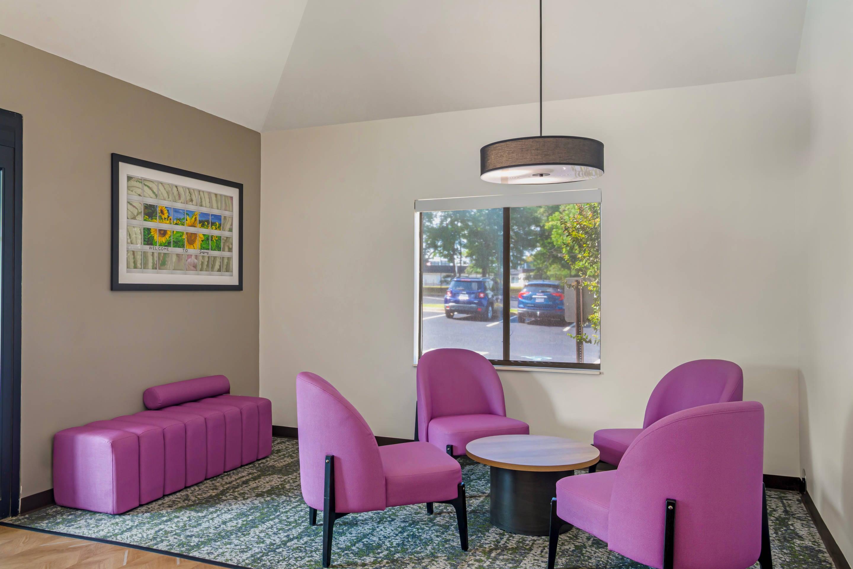 Lobby with sitting area