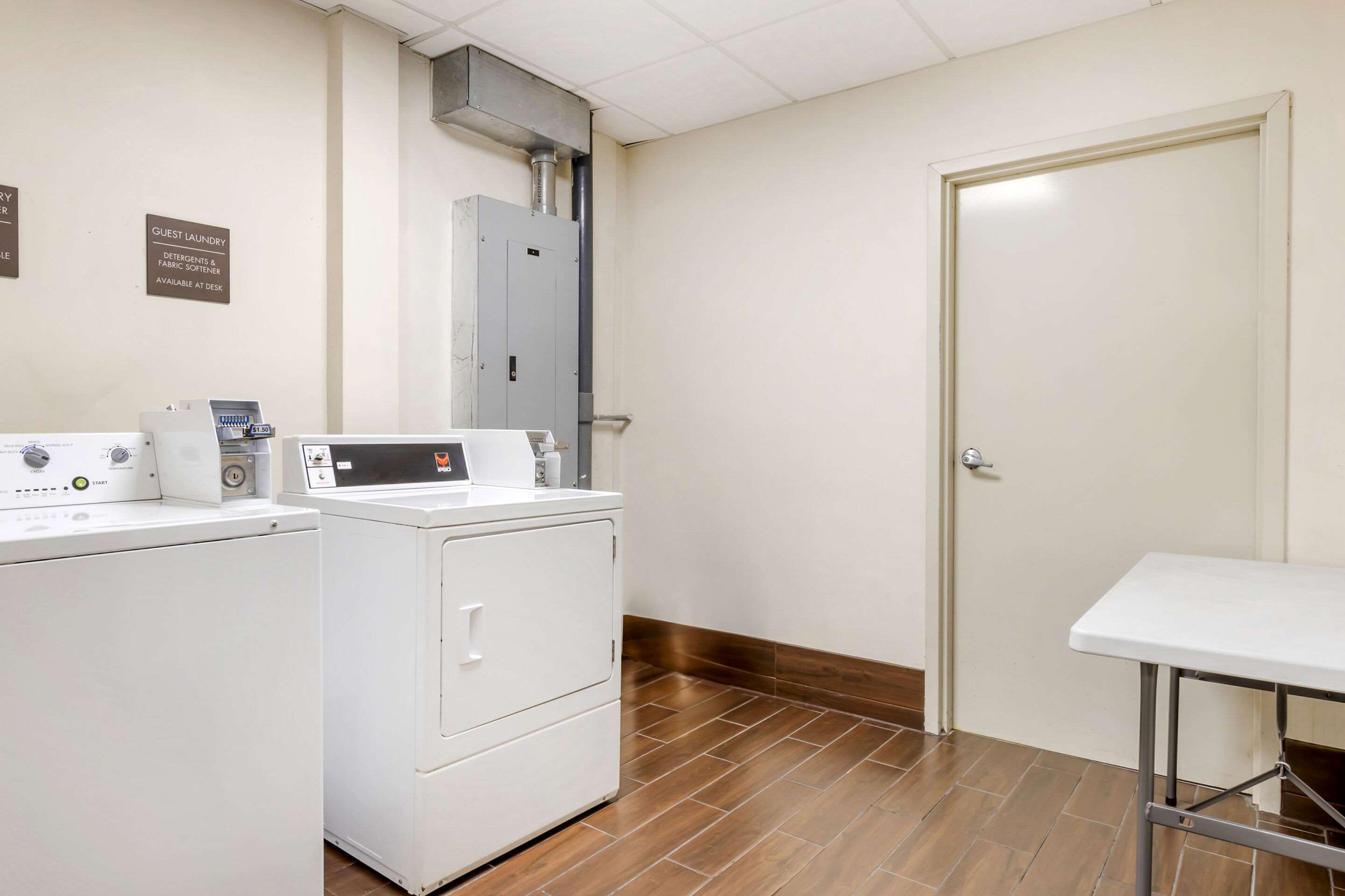 Guest laundry facilities