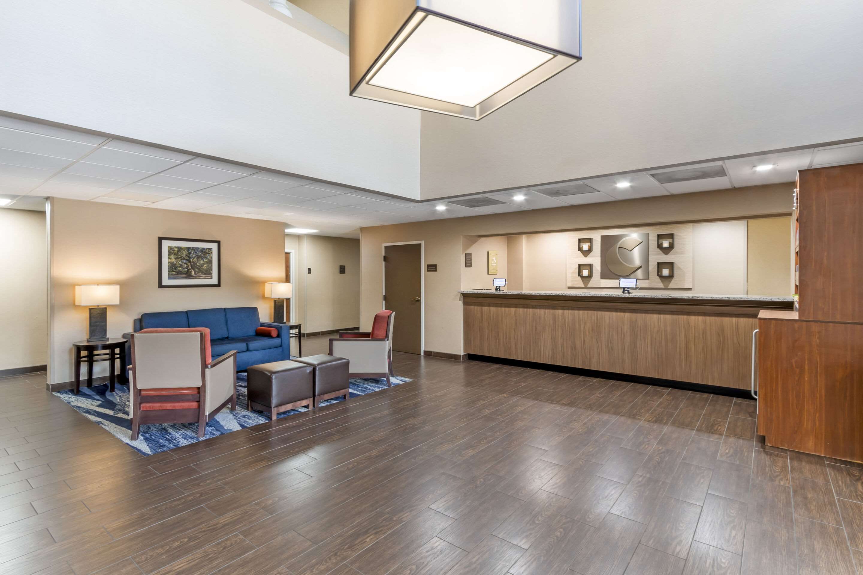 Hotel lobby