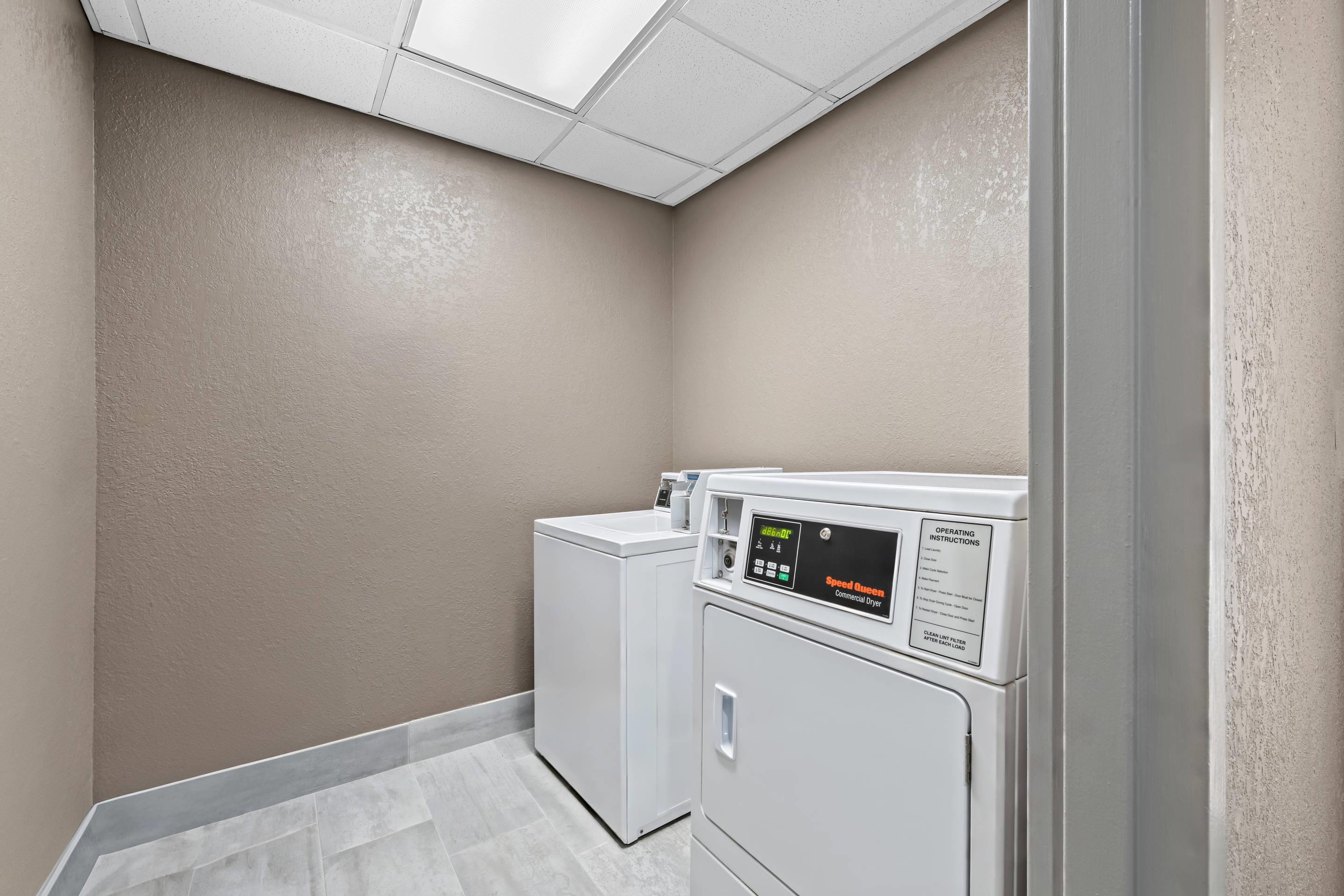 Guest laundry facilities