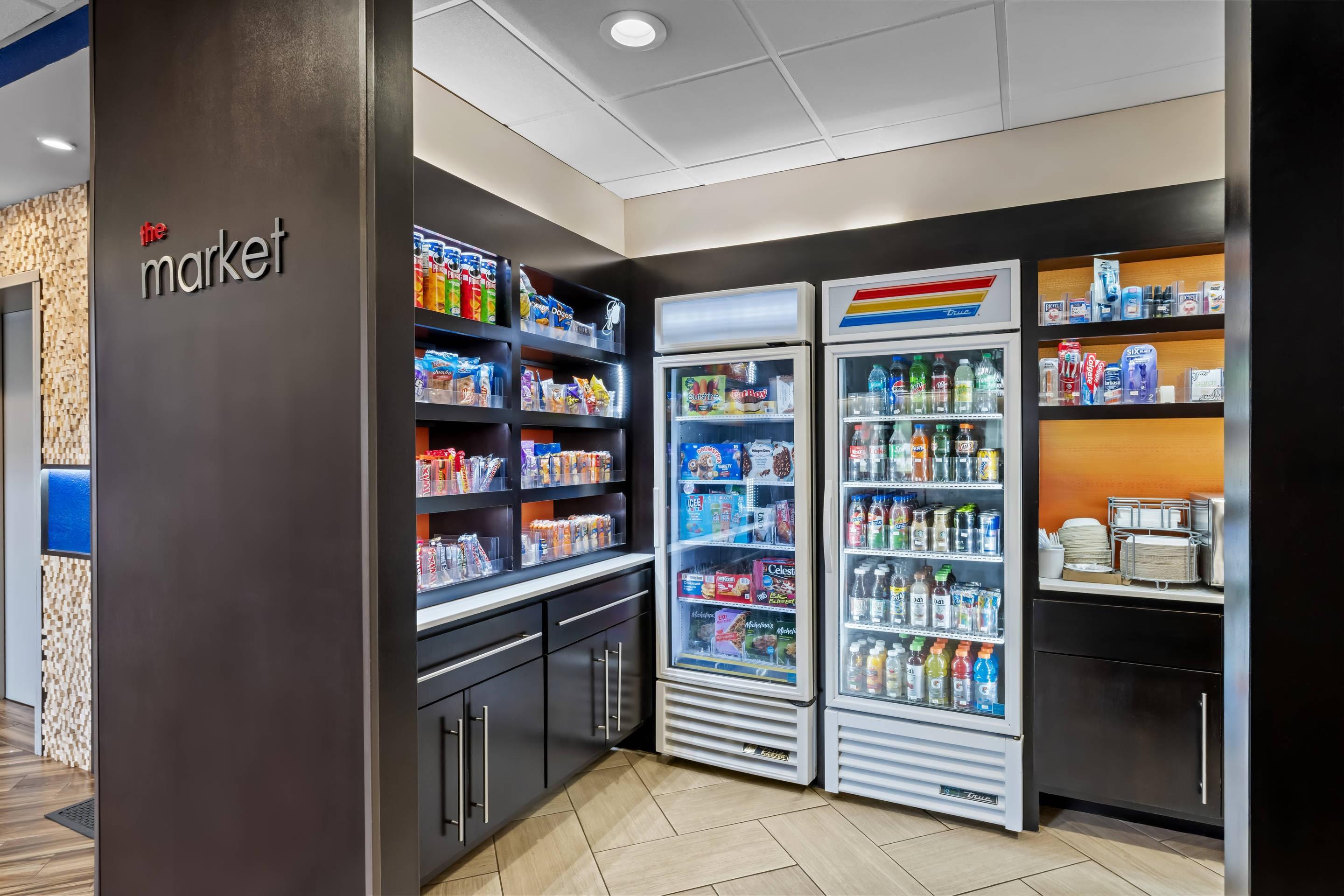 Hotel vending area