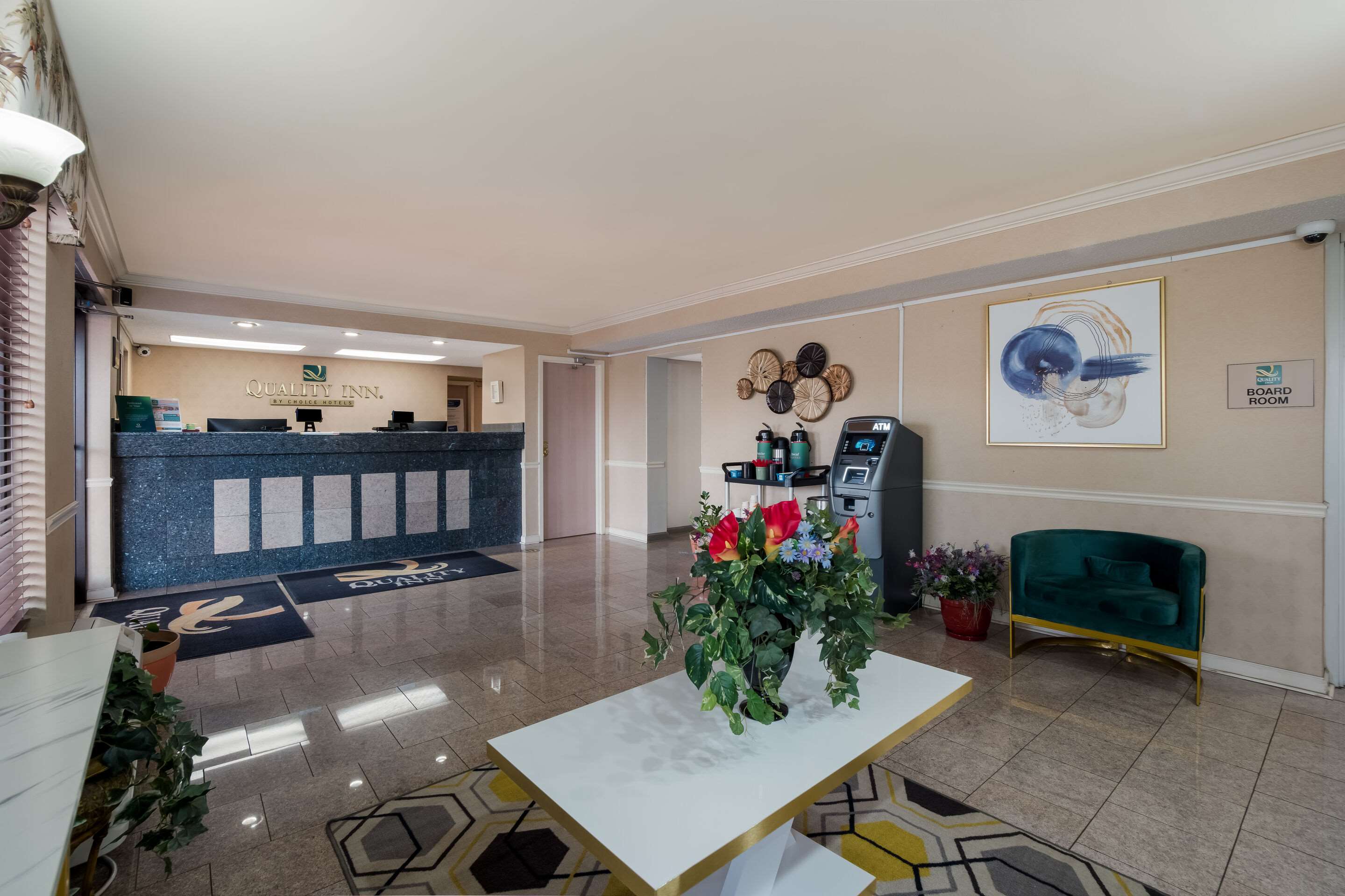 Hotel lobby