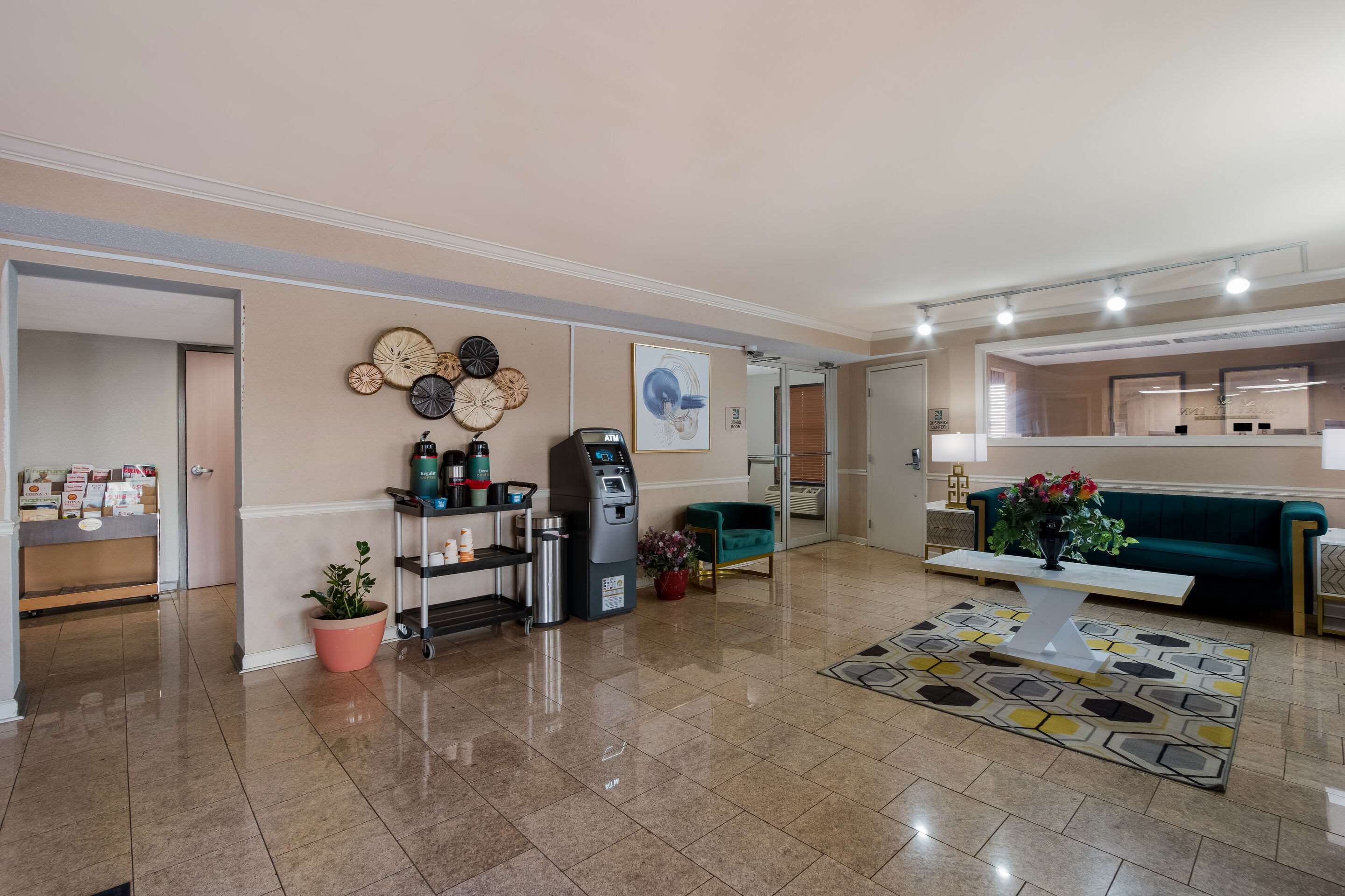 Hotel lobby