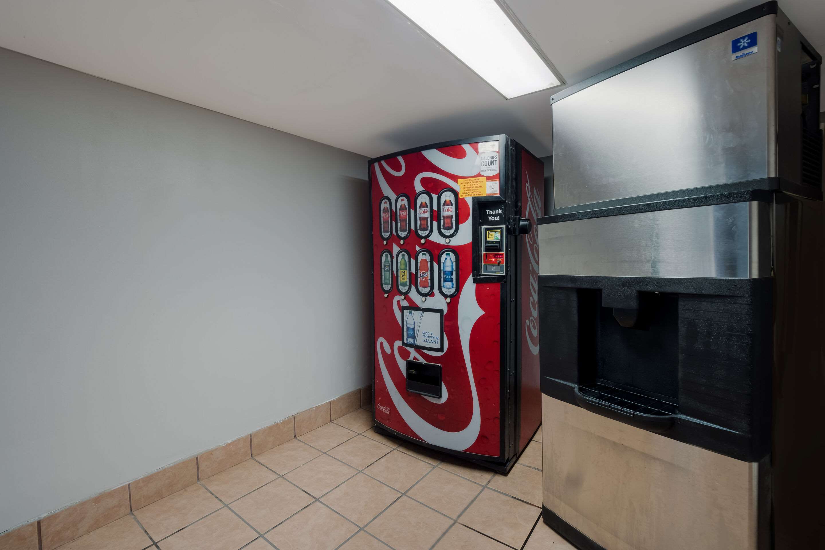 Hotel vending area