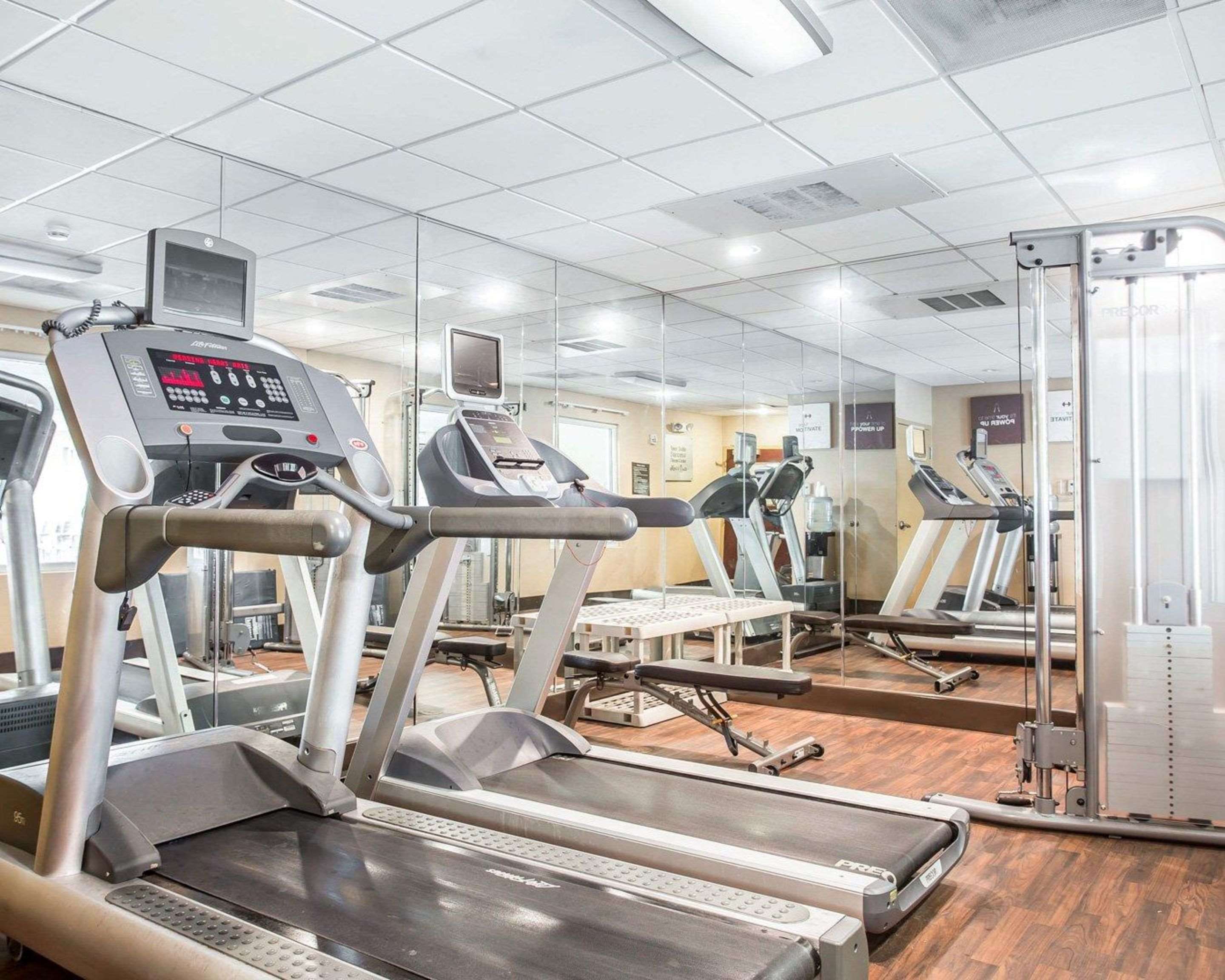 Fitness center with cardio equipment