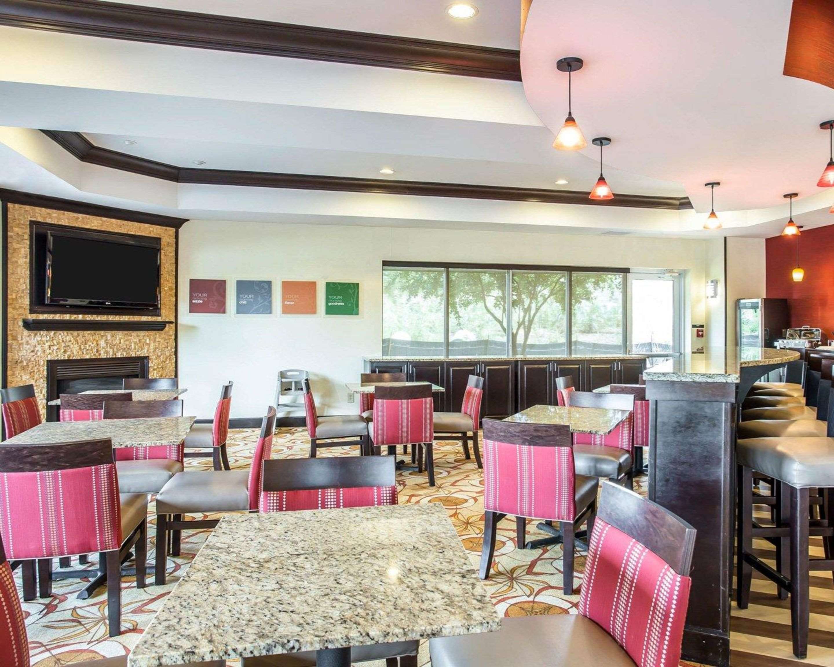 Enjoy breakfast in this spacious area