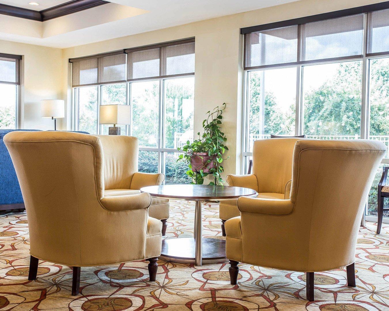 Lobby with sitting area | Comfort Suites Rock Hill Manchester Meadows Area