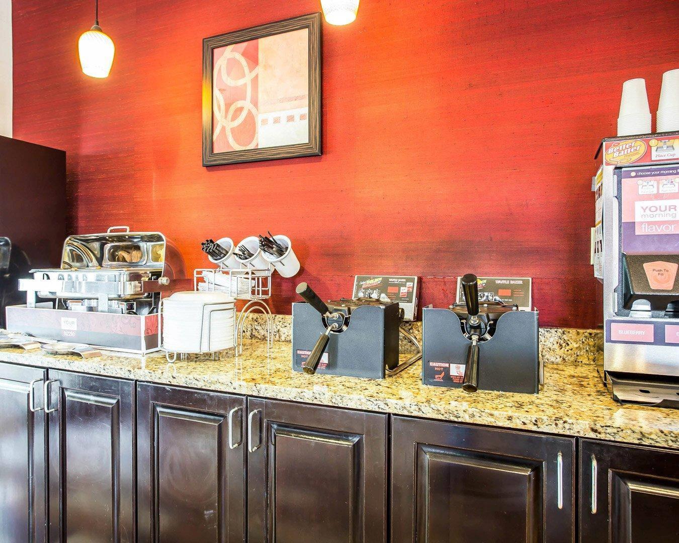 Assorted breakfast items | Comfort Suites Rock Hill Manchester Meadows Area