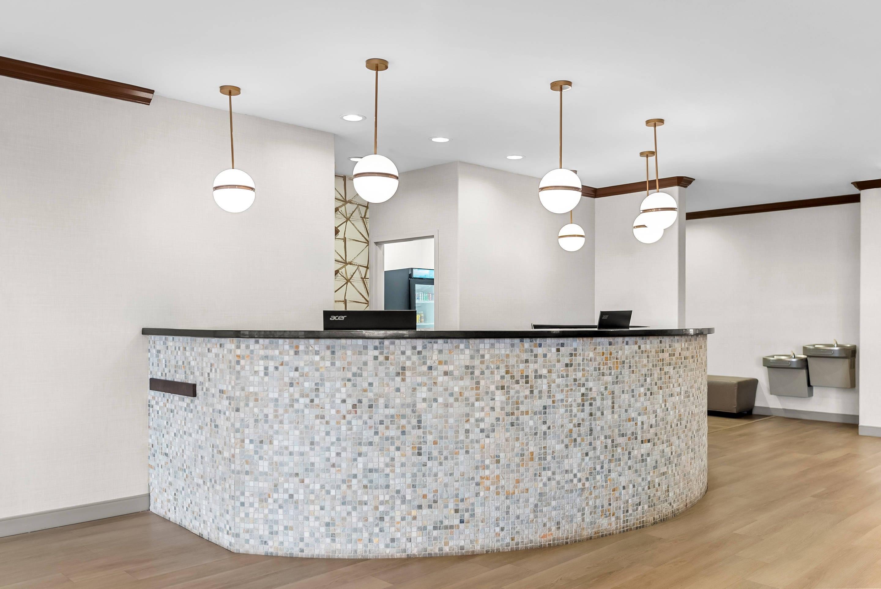 Spacious lobby