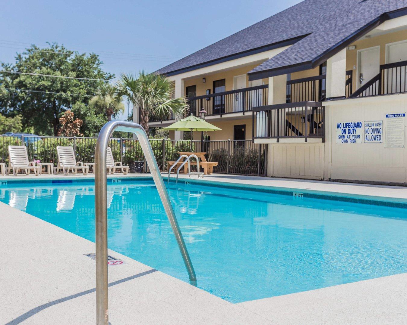 Outdoor pool | Quality Inn Mt. Pleasant – Charleston