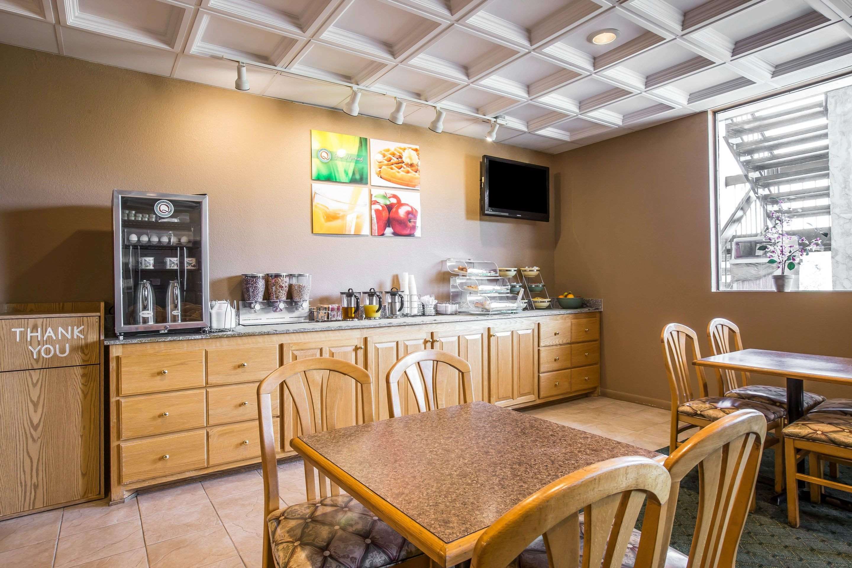 Enjoy breakfast in this seating area