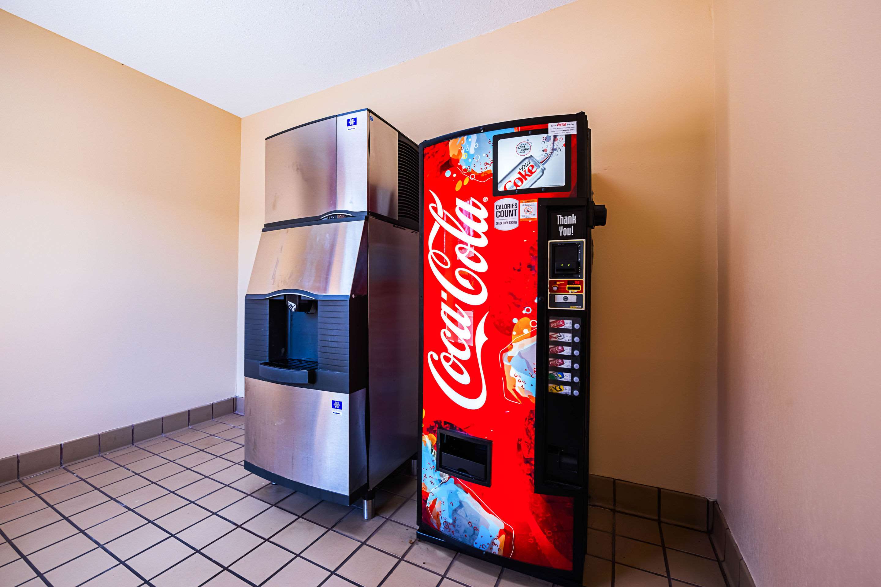Hotel vending area
