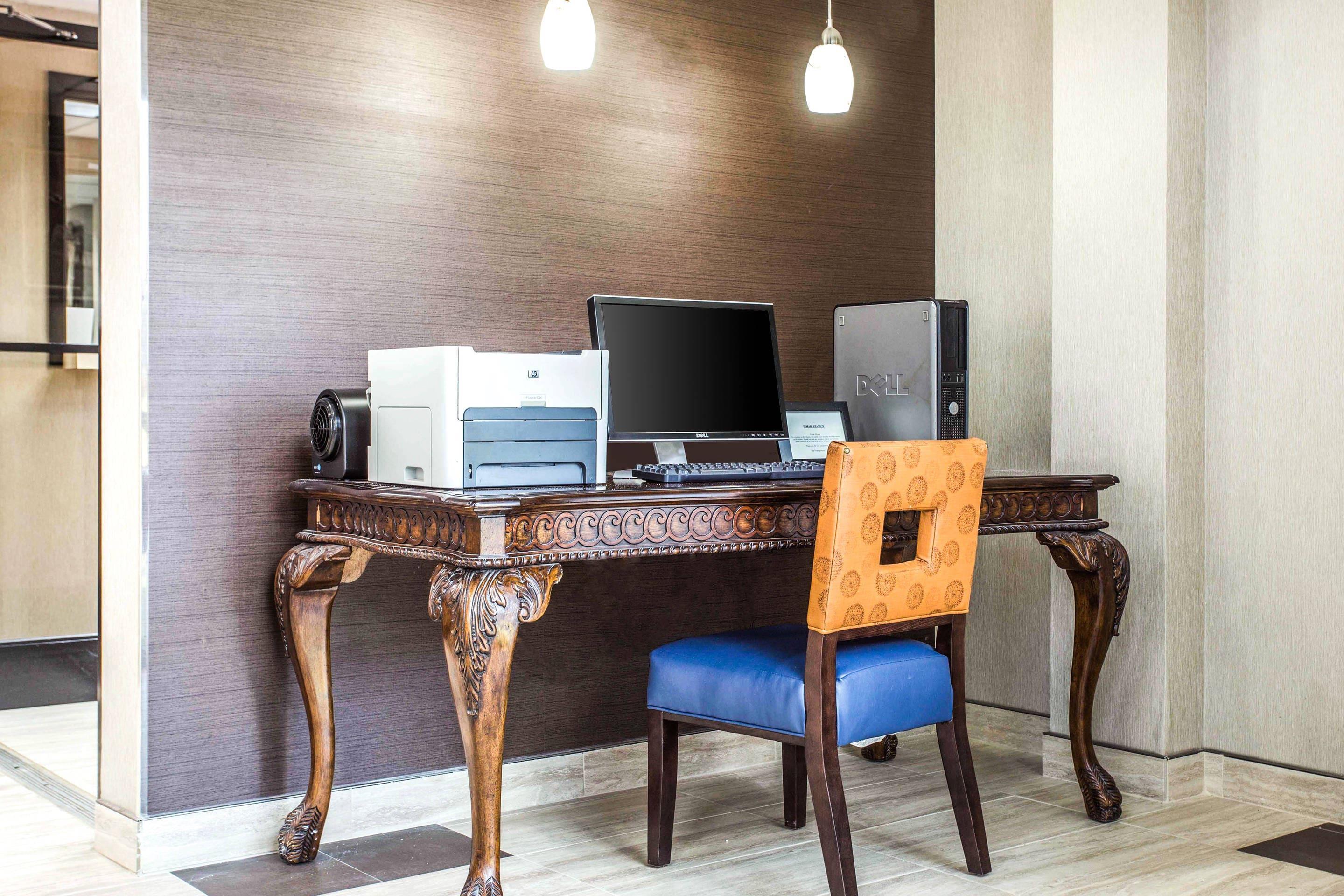 Computer in the lobby