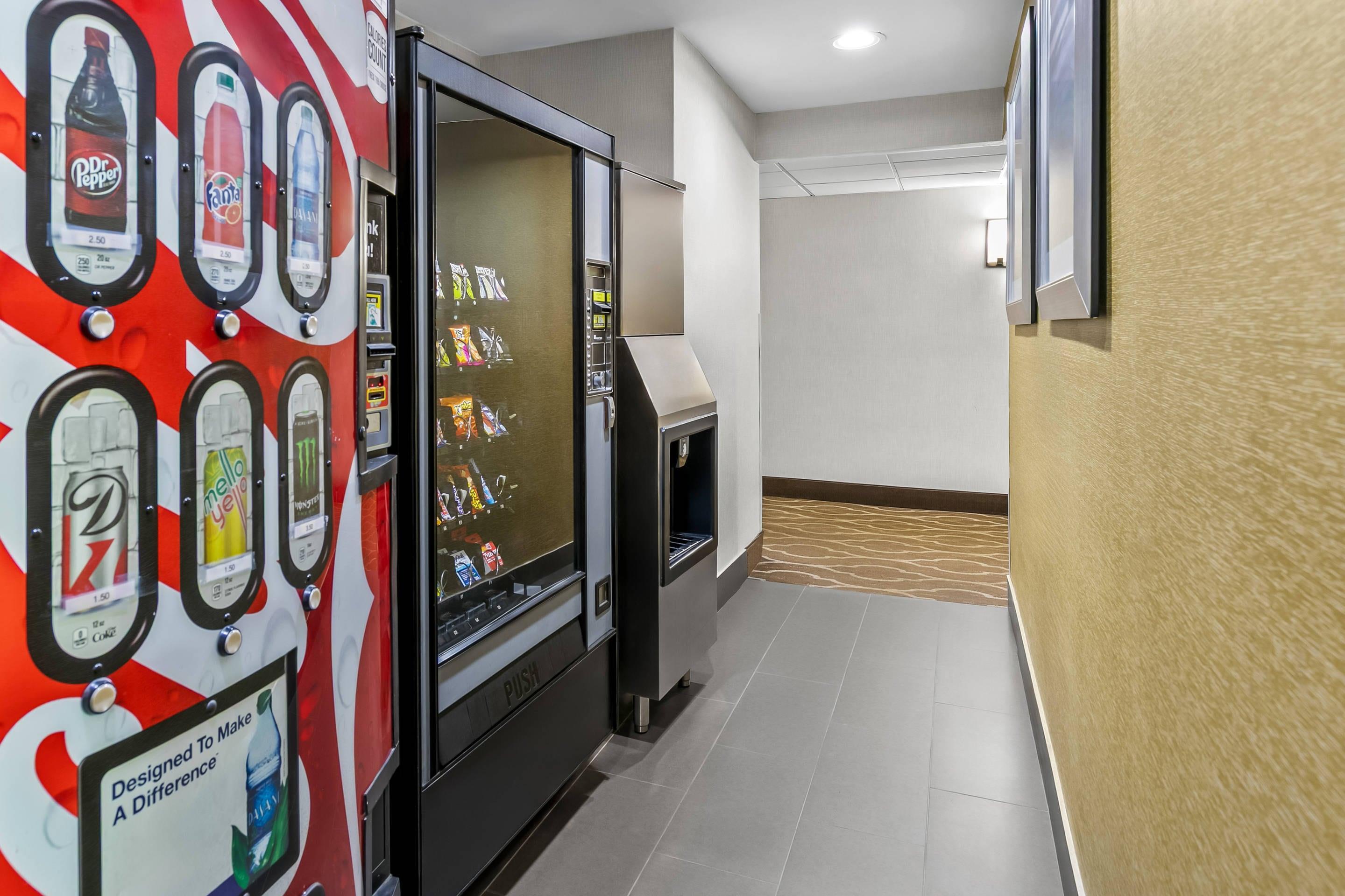 Hotel vending area