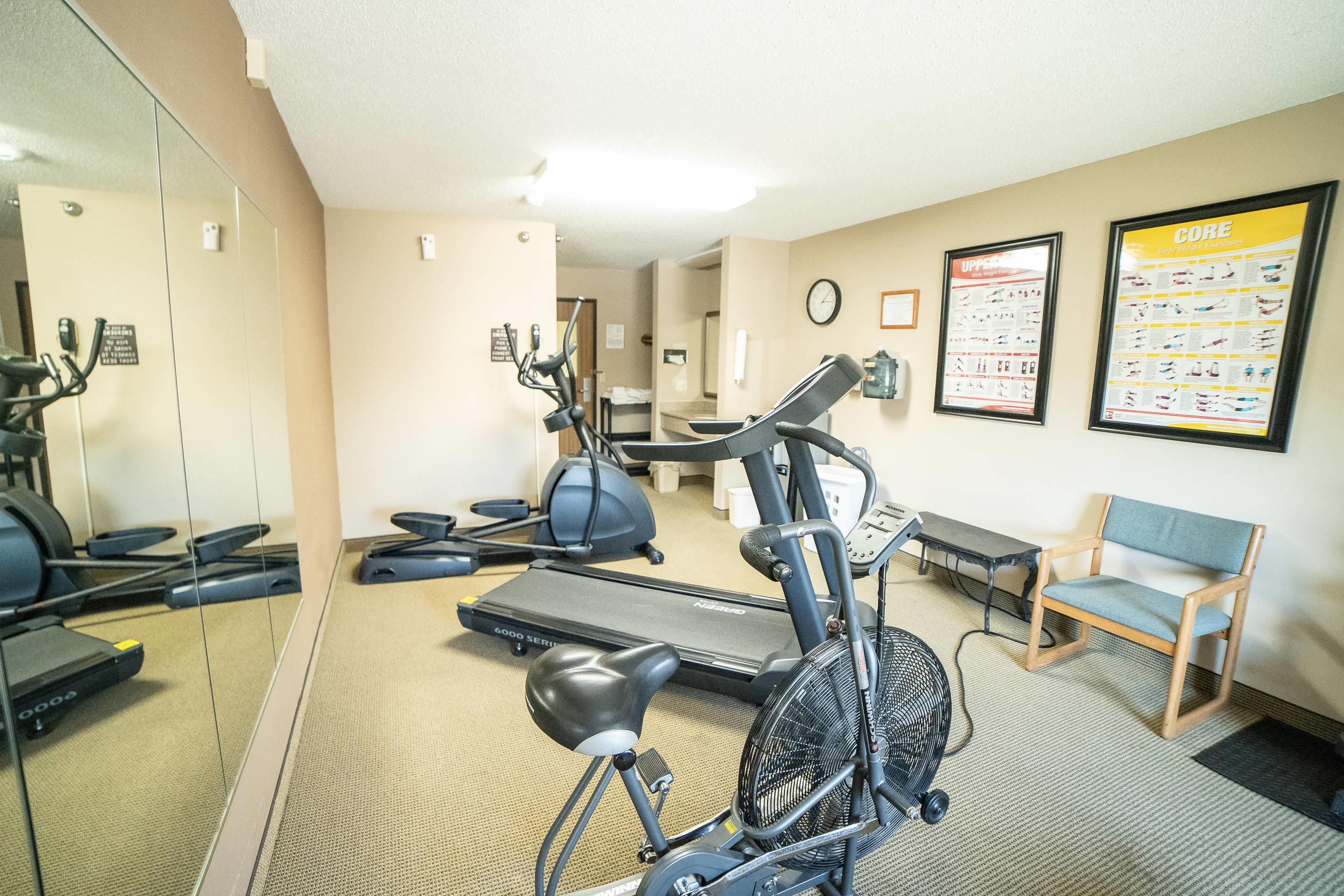 Fitness center | Quality Inn & Suites Watertown