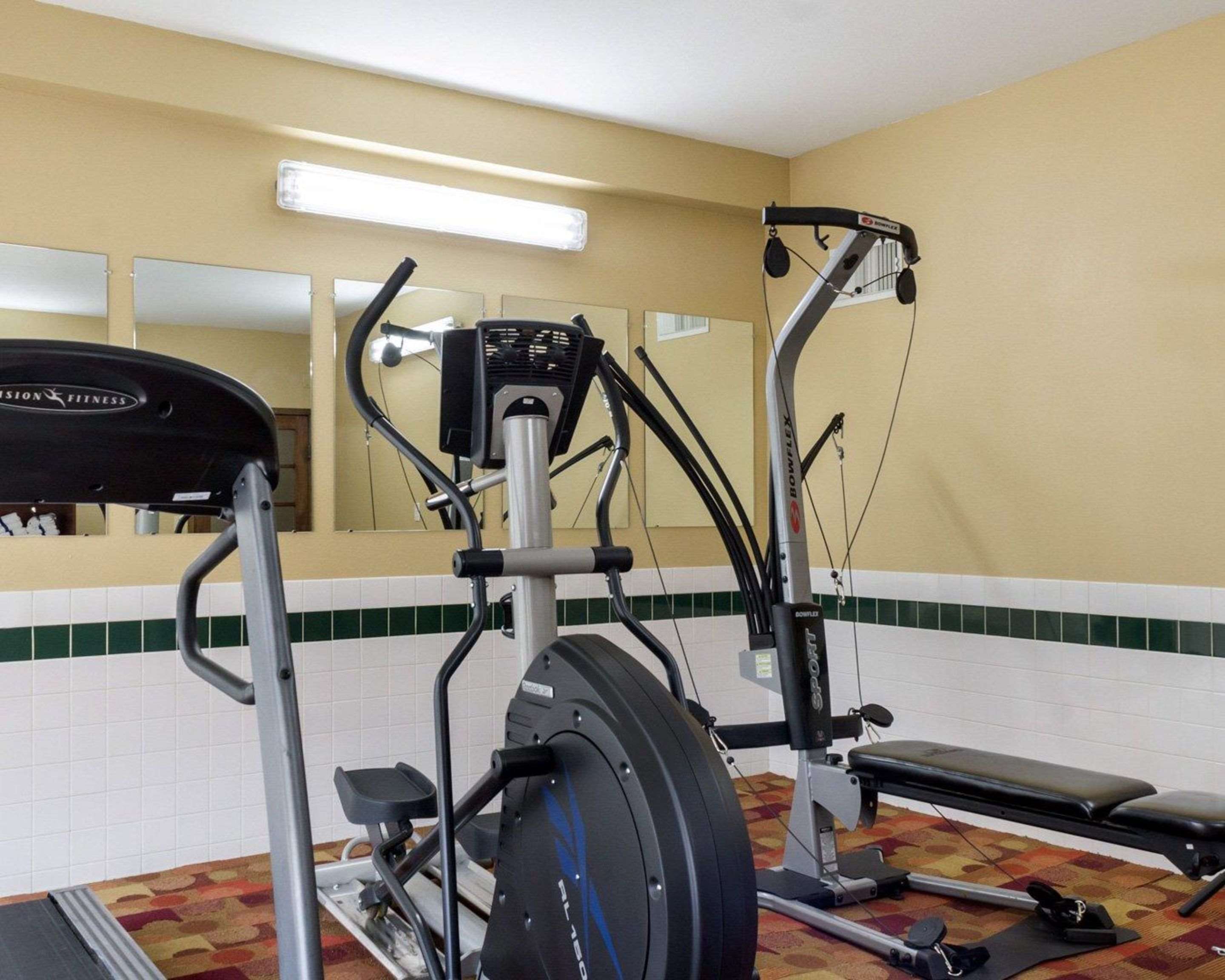 Fitness center with cardio equipment