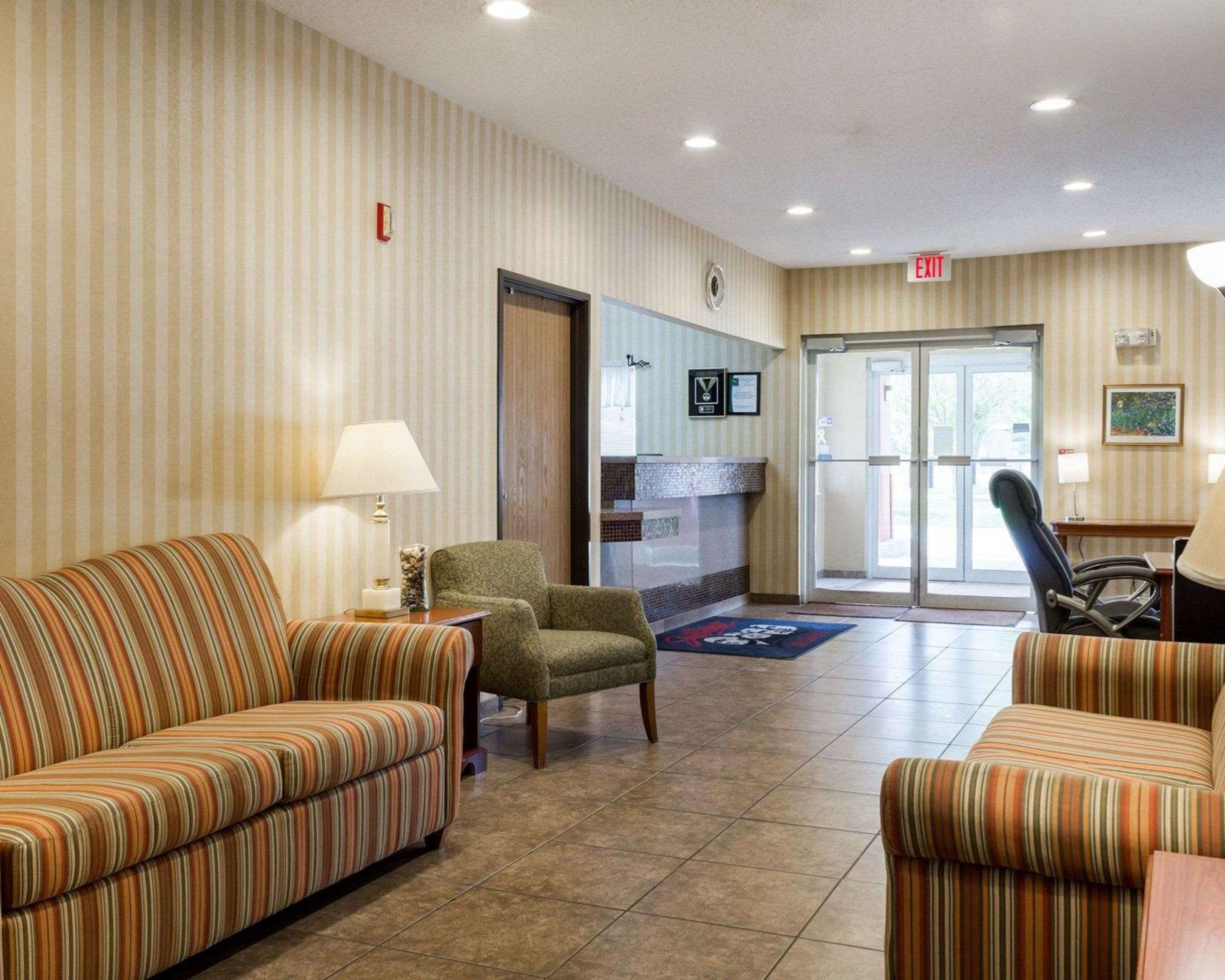 Spacious lobby