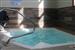 Indoor pool with hot tub
